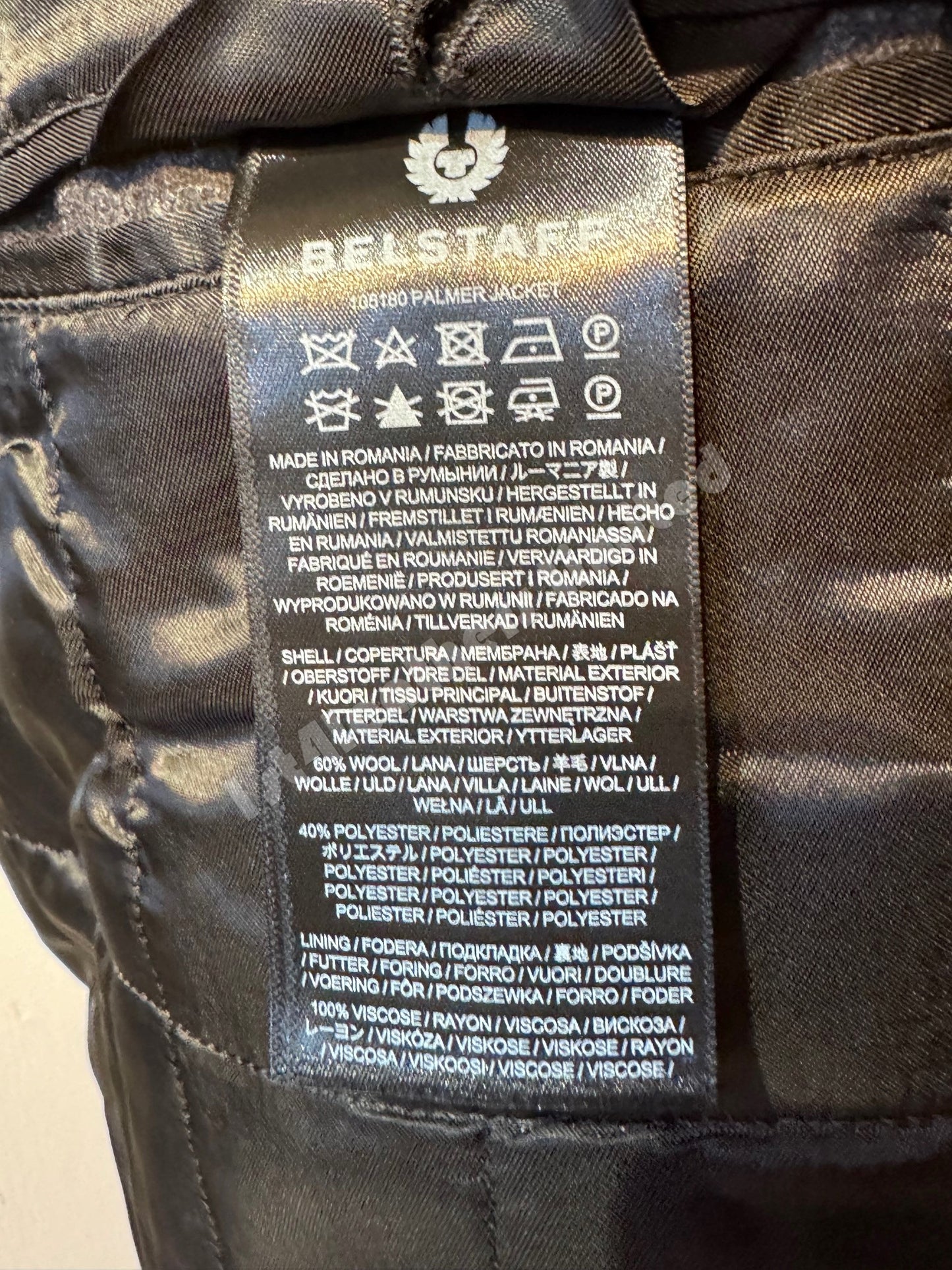 BELSTAFF PALMER WOOL BLEND BLOUSON JACKET UK44 2XL RRP £550 BNWT