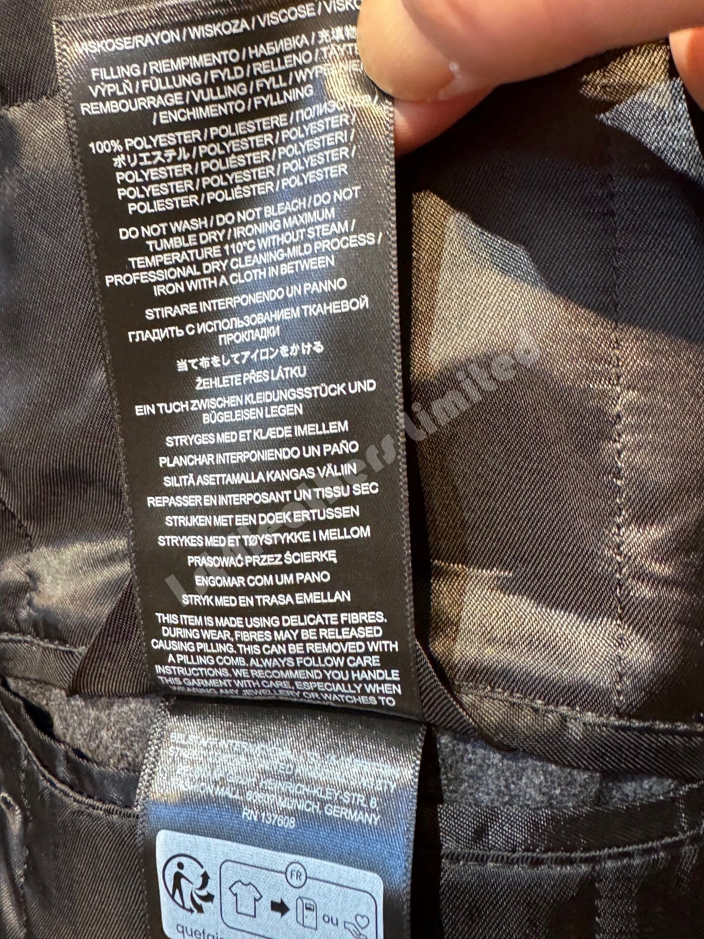 BELSTAFF PALMER WOOL BLEND BLOUSON JACKET UK44 2XL RRP £550 BNWT