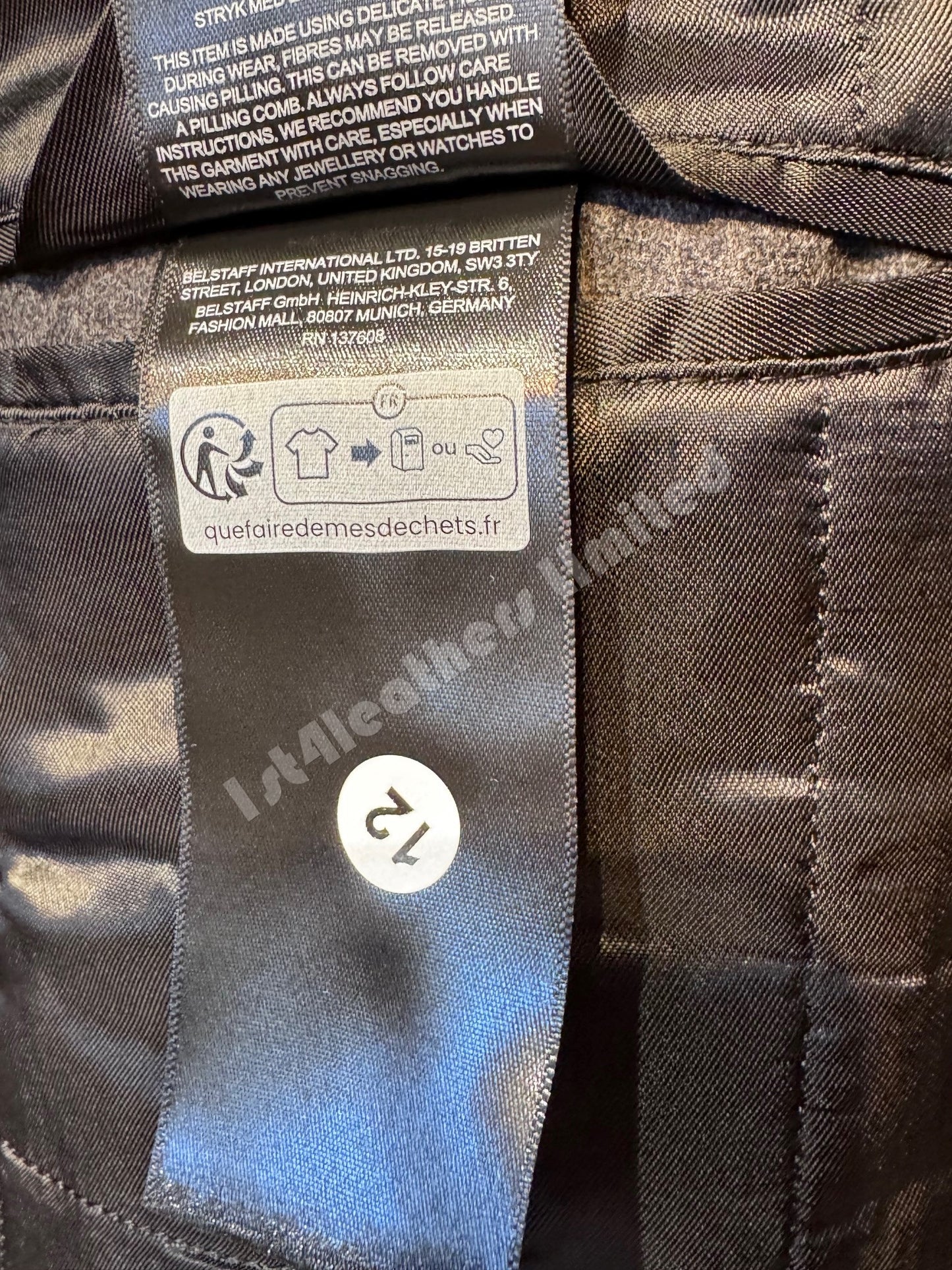 BELSTAFF PALMER WOOL BLEND BLOUSON JACKET UK44 2XL RRP £550 BNWT