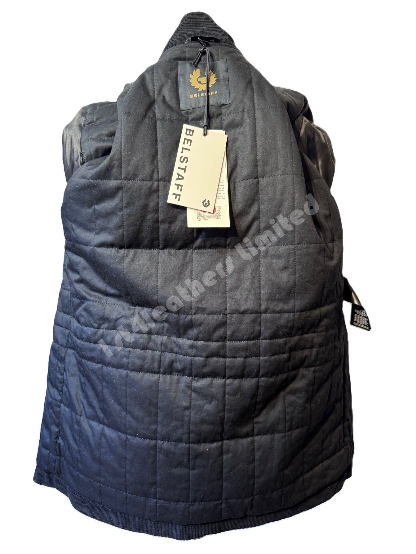BELSTAFF FIELDMASTER WAX COTTON BIKER JACKET CHARCOAL/BLACK HOLLINGWORTH PLAID RRP £550 BNWT