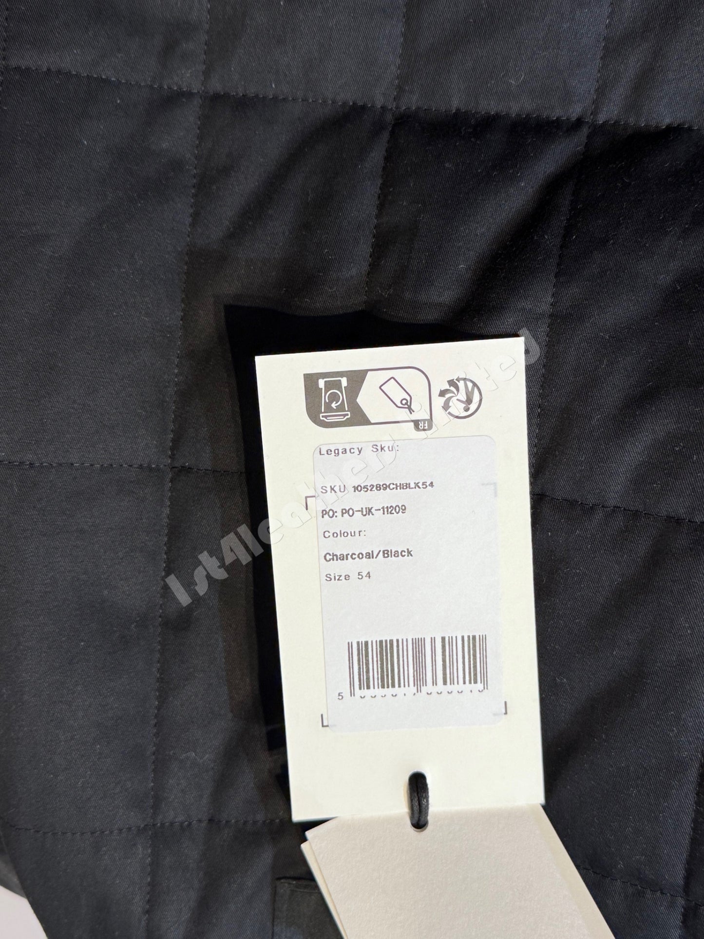 BELSTAFF FIELDMASTER WAX COTTON BIKER JACKET CHARCOAL/BLACK HOLLINGWORTH PLAID RRP £550 BNWT