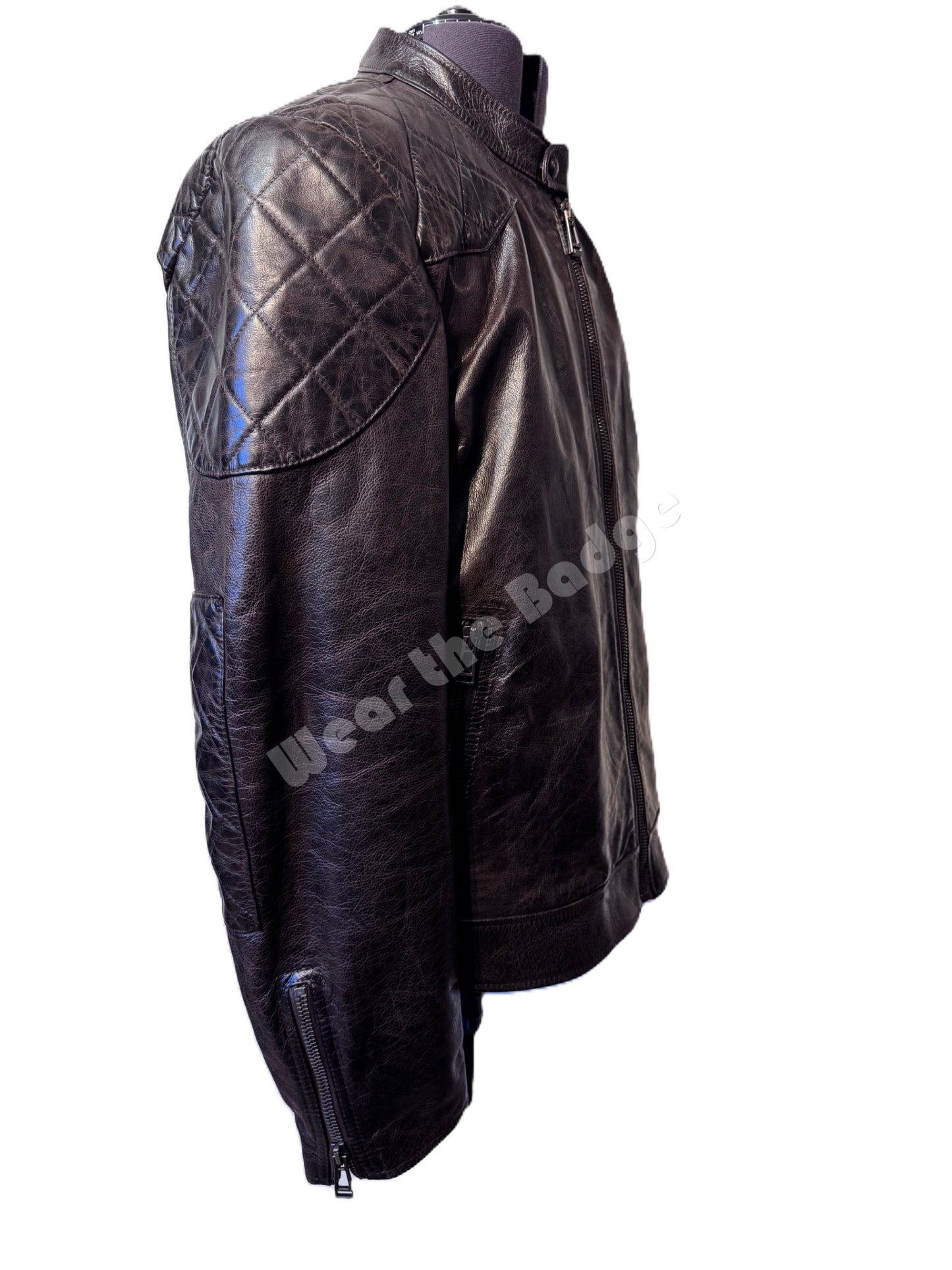 BELSTAFF LEGACY OUTLAW CALF LEATHER JACKET DARK COPPER RRP £1350 BNWT