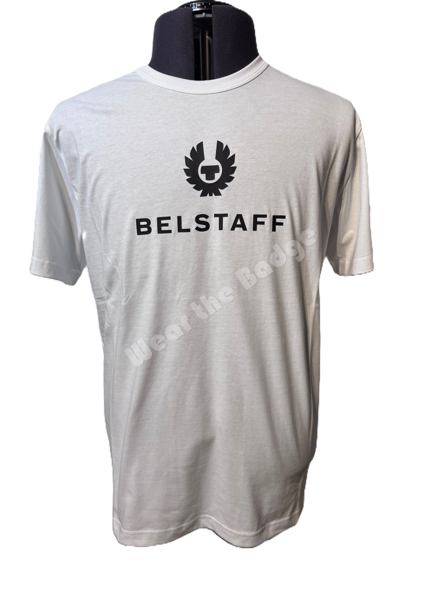 BELSTAFF SIGNATURE COTTON T-SHIRT IN WHITE RRP £60 BNWT