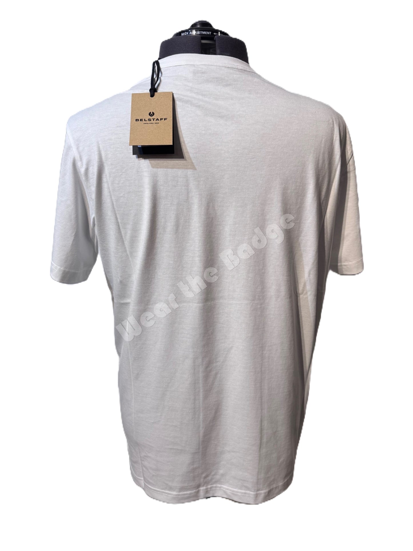 BELSTAFF SIGNATURE COTTON T-SHIRT IN WHITE RRP £60 BNWT