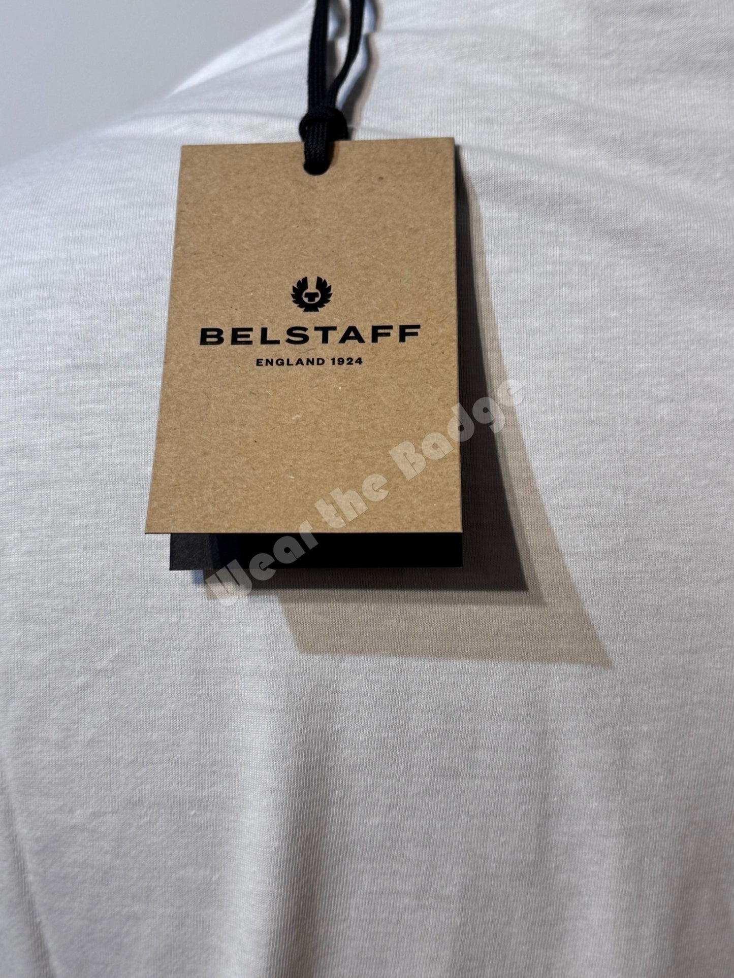 BELSTAFF SIGNATURE COTTON T-SHIRT IN WHITE RRP £60 BNWT