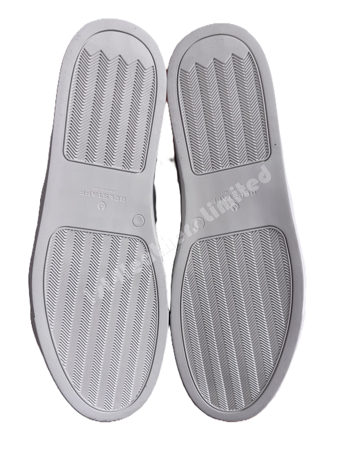 BELSTAFF PHOENIX HIGH TOP CALF LEATHER TRAINERS SNEAKERS WHITE RRP £275 NEW