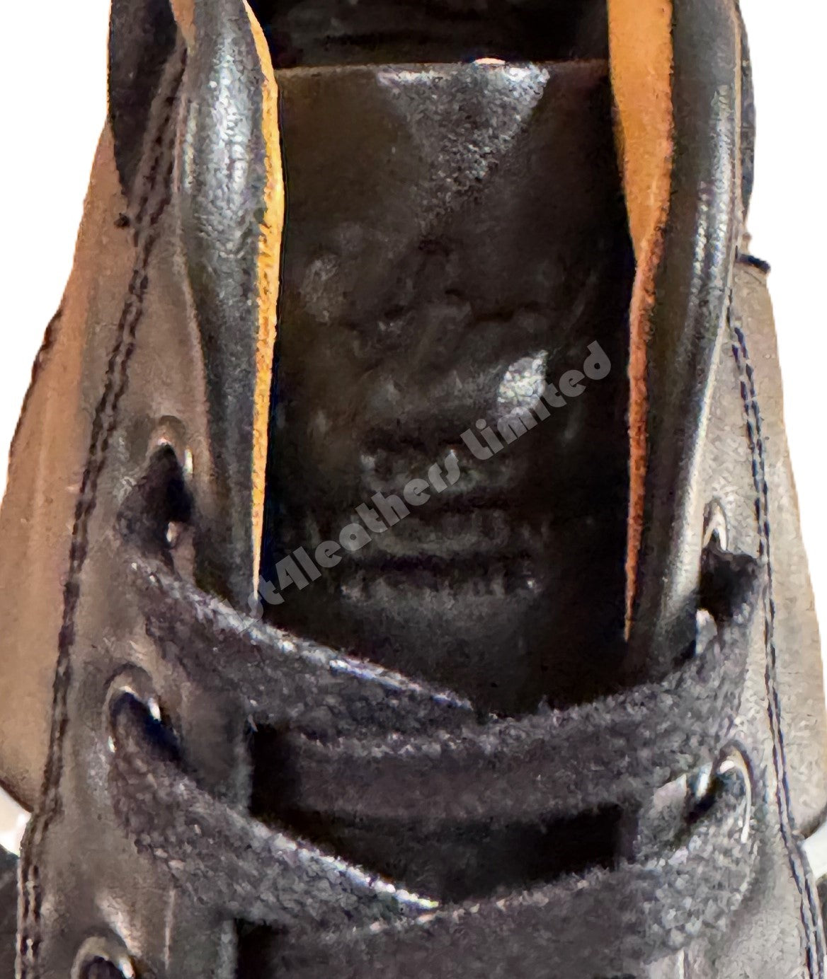 BELSTAFF PHOENIX HIGH TOP CALF LEATHER TRAINERS SNEAKERS BLACK RRP £275 NEW