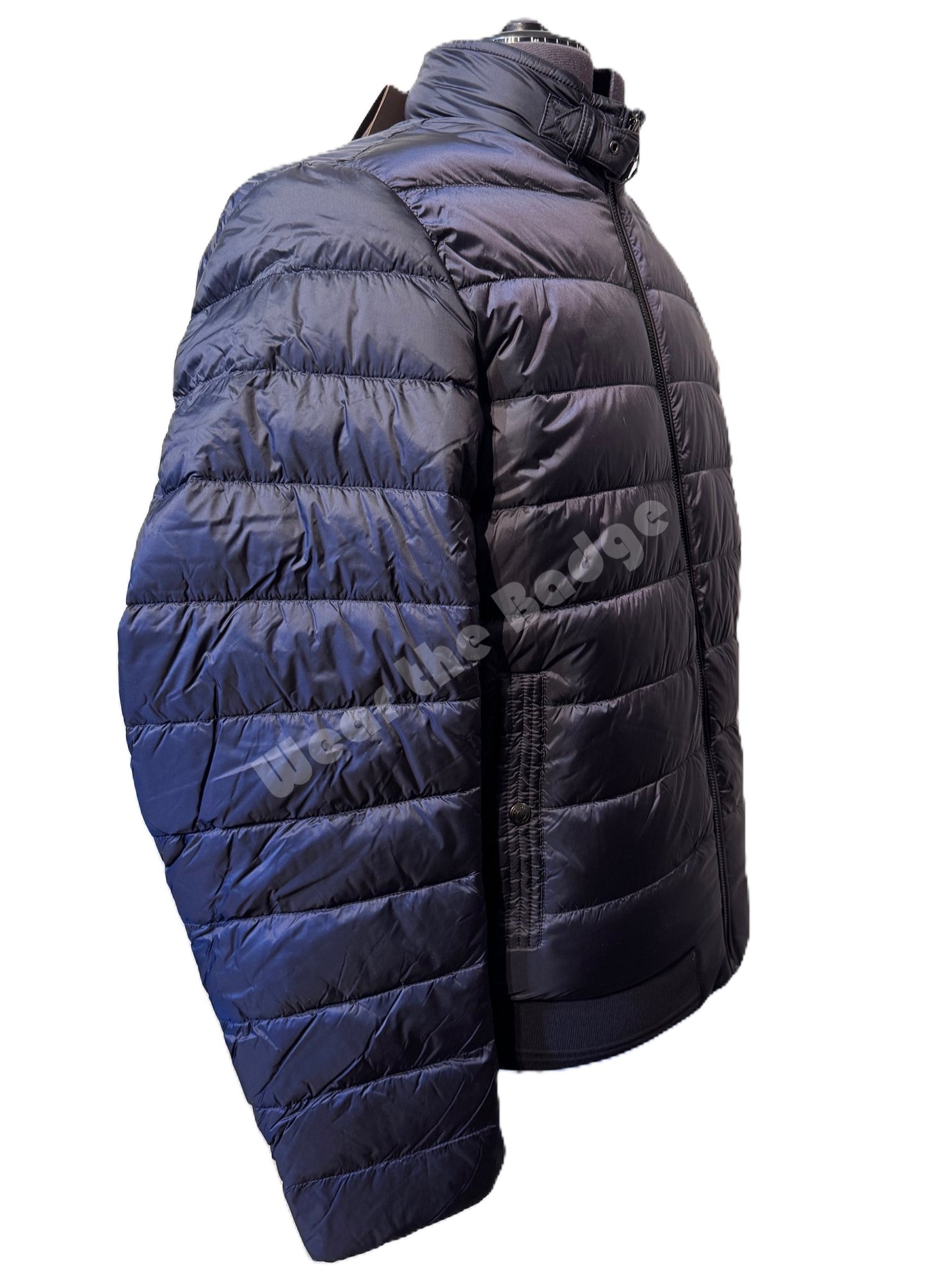 BELSTAFF CIRCUIT DOWN PUFFA BOMBER JACKET TONAL DARK INK RRP £350 NEW