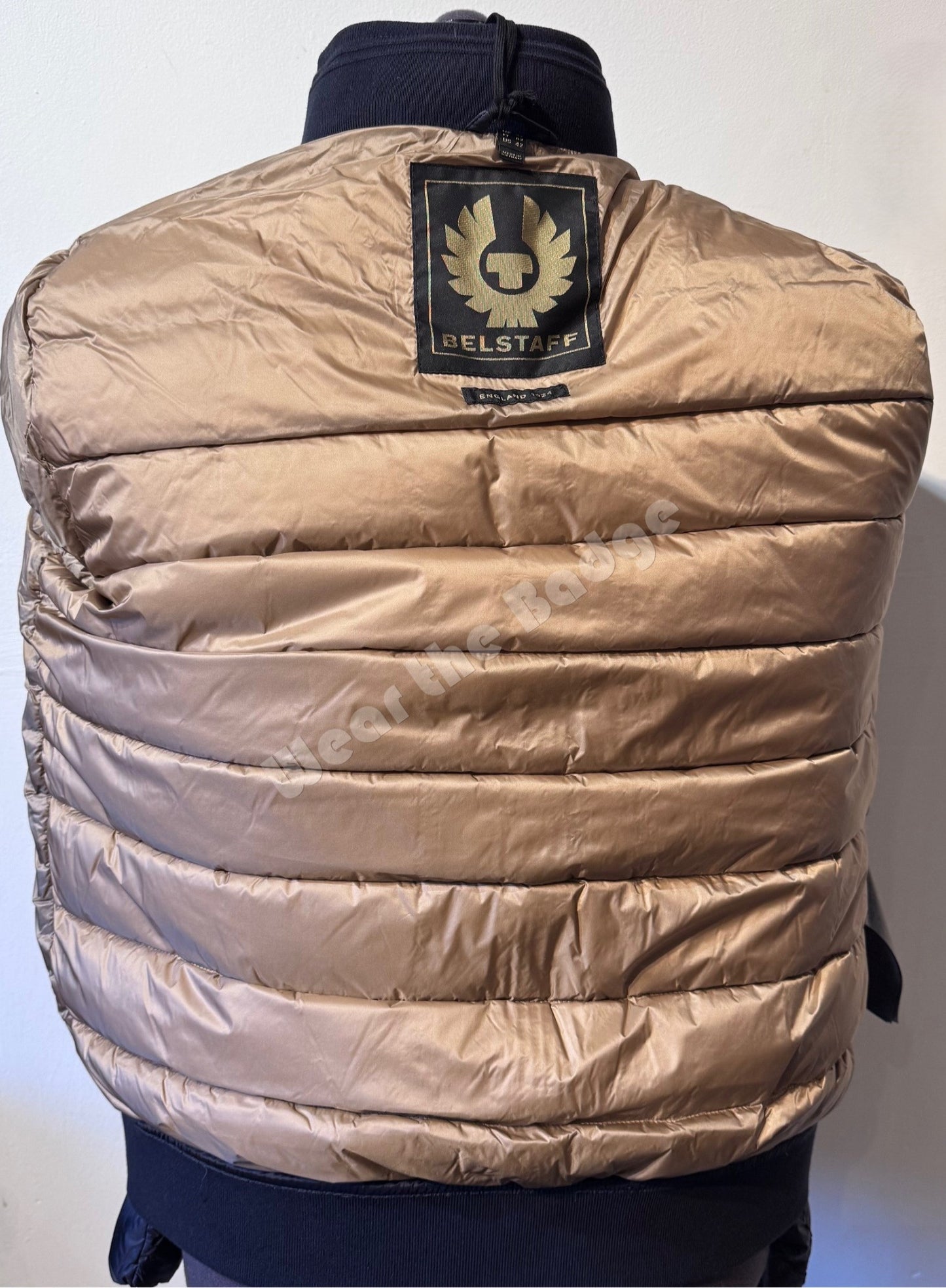 BELSTAFF CIRCUIT DOWN PUFFA BOMBER JACKET TONAL DARK INK RRP £350 NEW