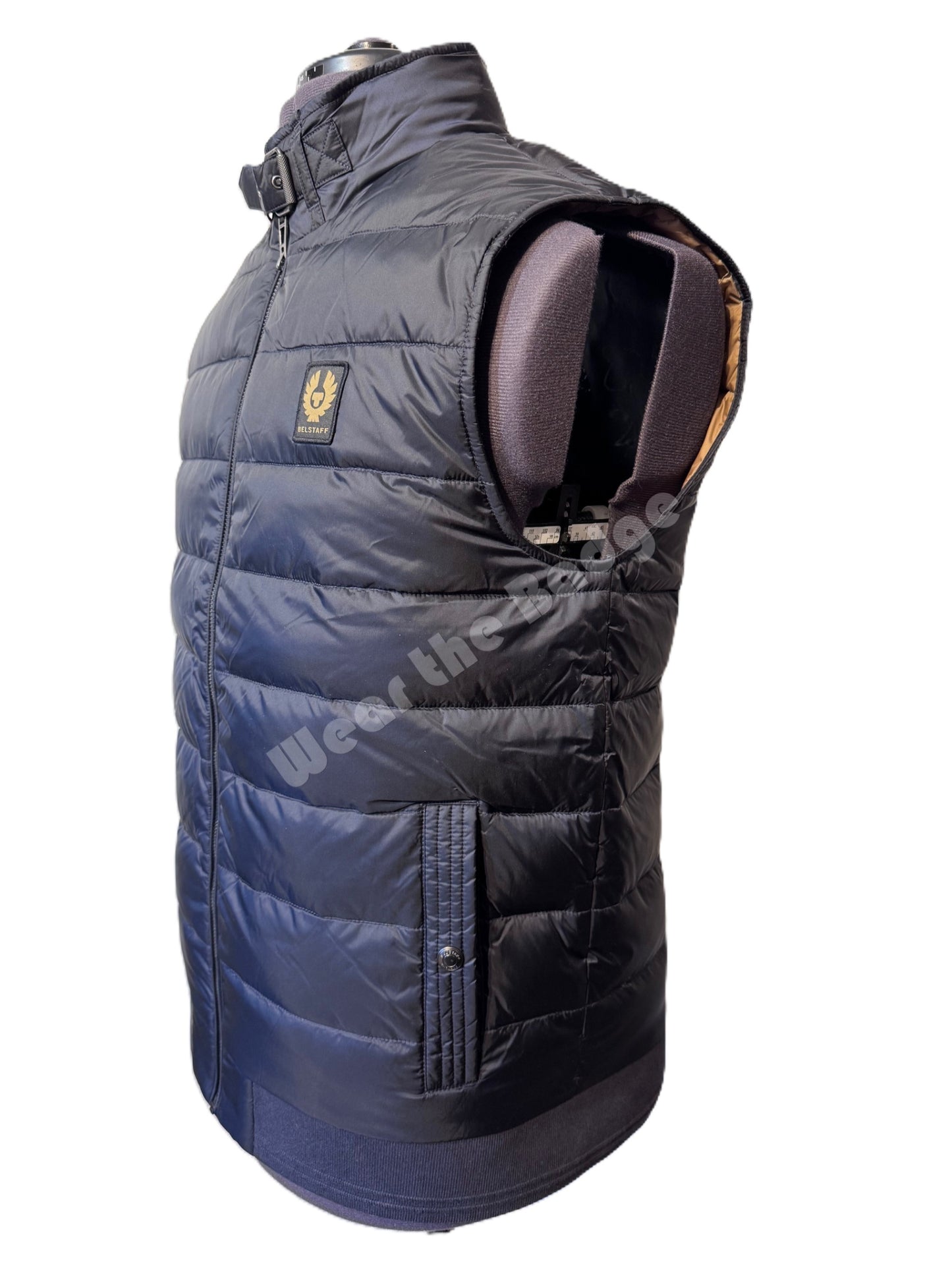 BELSTAFF CIRCUIT DOWN PUFFA GILET DARK INK RRP £295 BNWT