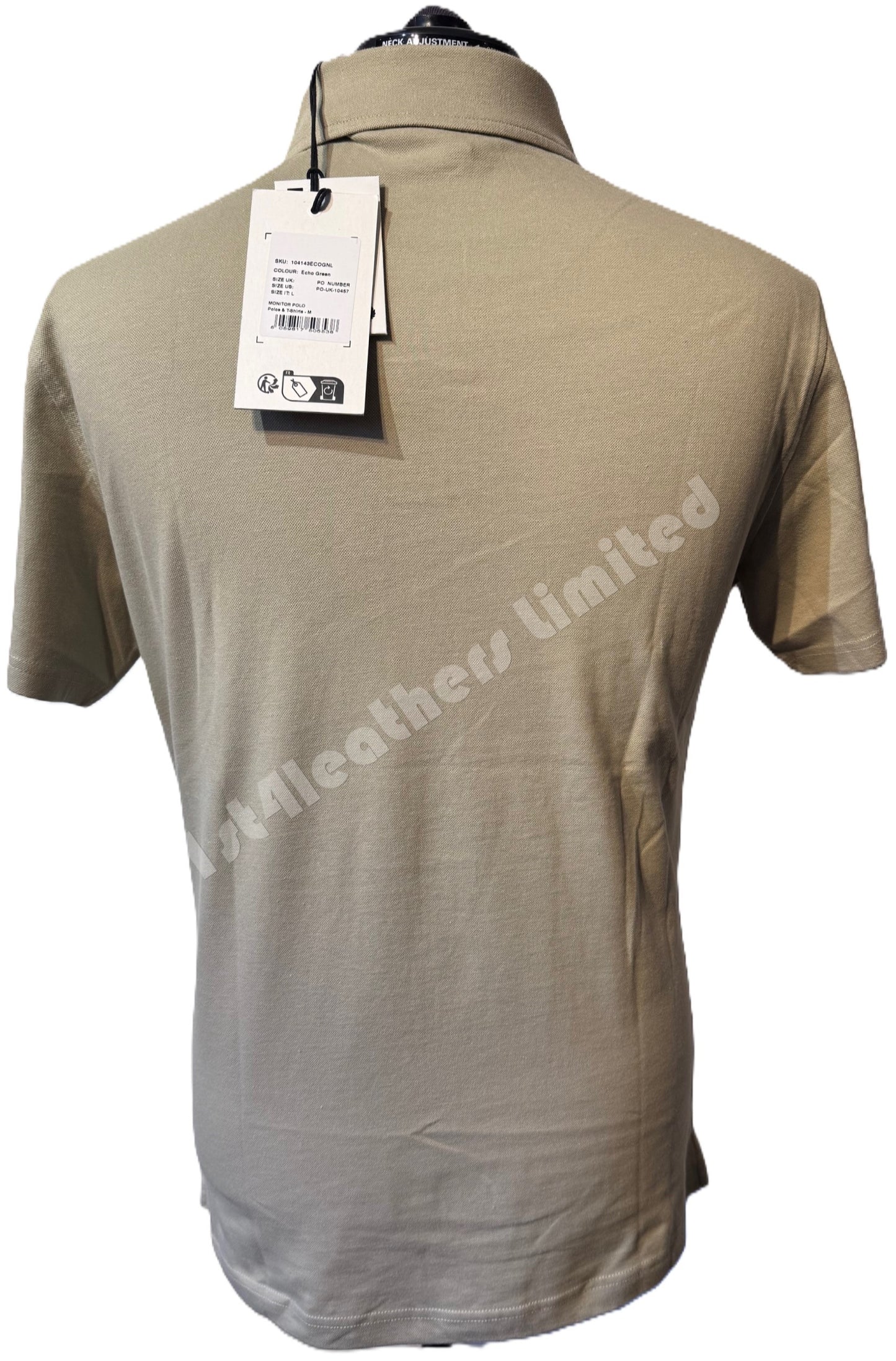 BELSTAFF MONITOR MICRO PIQUE COTTON POLO SHIRT ECHO GREEN RRP £110 BNWT