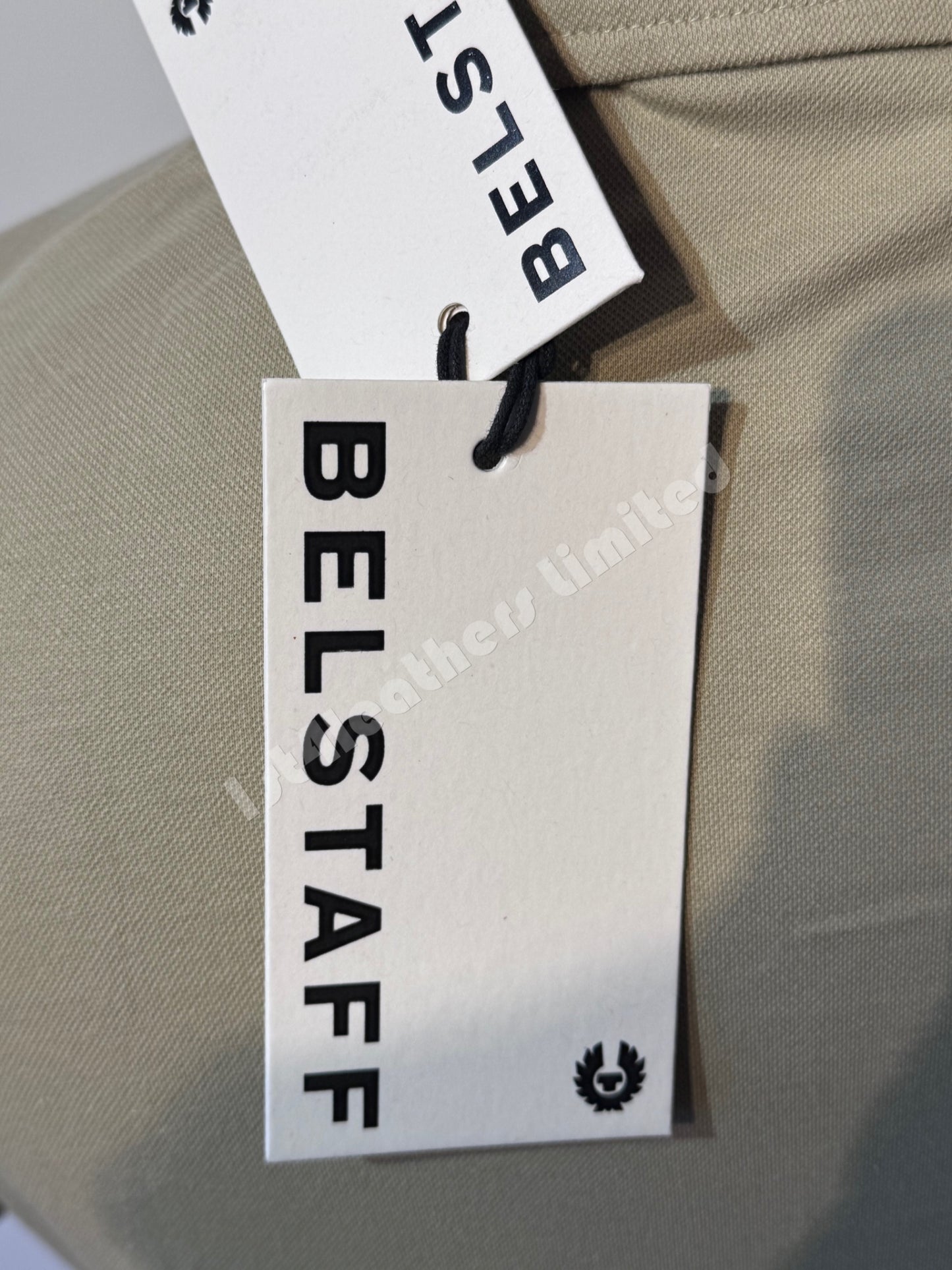 BELSTAFF MONITOR MICRO PIQUE COTTON POLO SHIRT ECHO GREEN RRP £110 BNWT