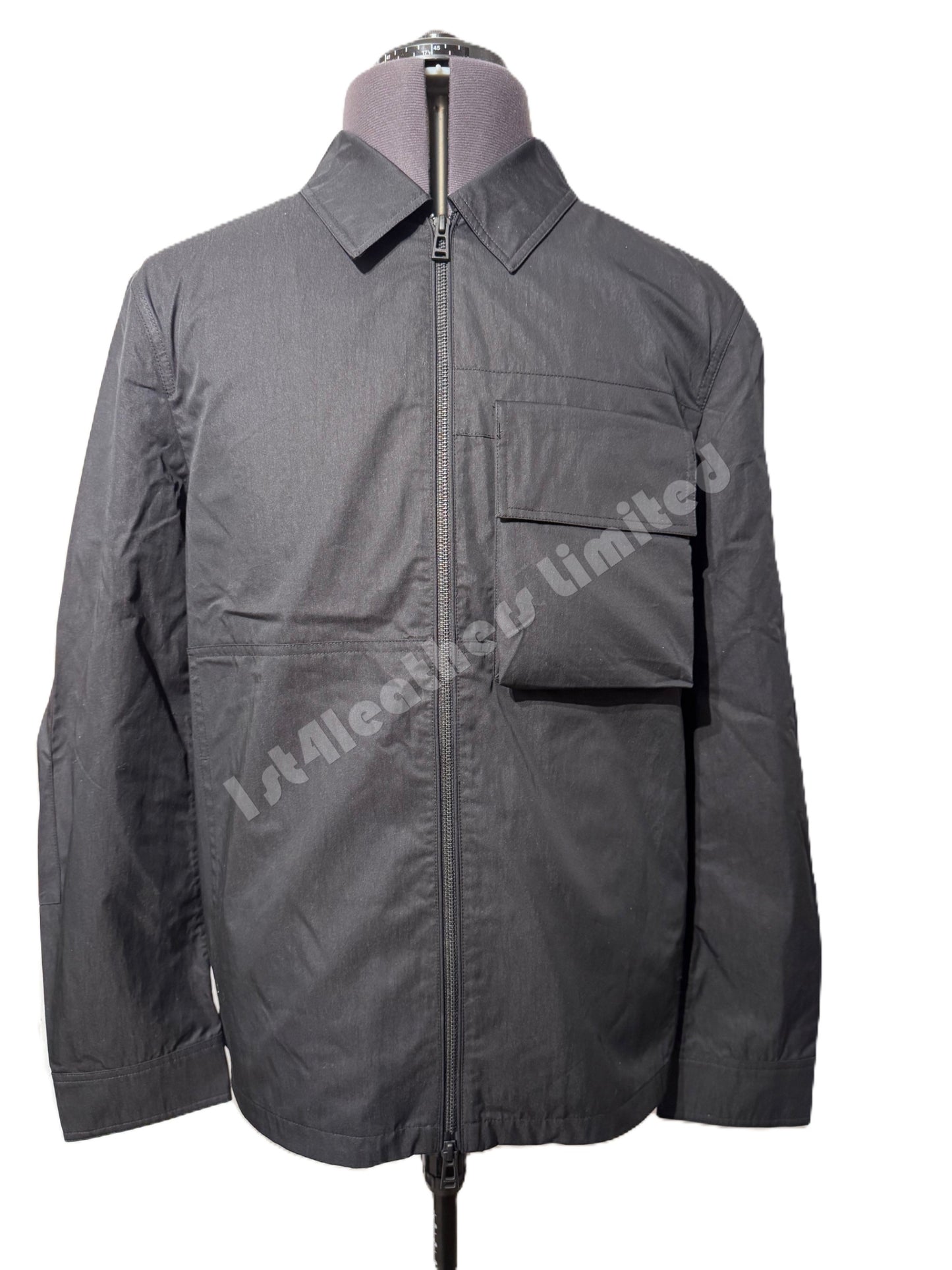 BELSTAFF RUNNER COTTON TECH GABARDINE OVERSHIRT BLACK RRP £250 BNWT