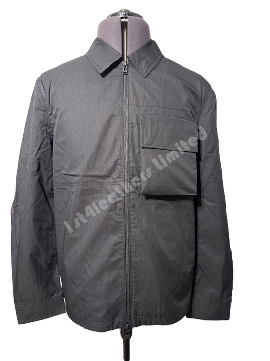 BELSTAFF RUNNER COTTON TECH GABARDINE OVERSHIRT BLACK RRP £250 BNWT
