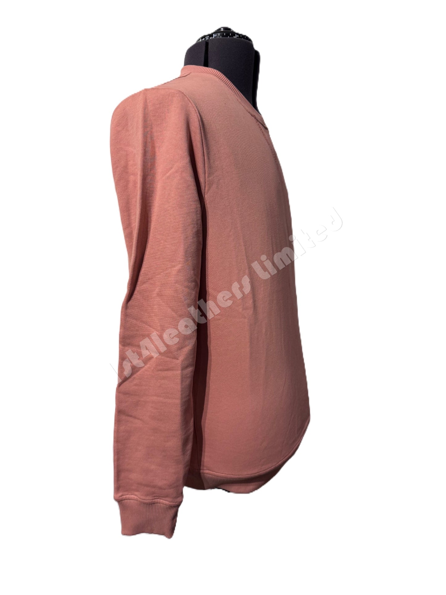 BELSTAFF JEFFERSON CREW NECK COTTON SWEATSHIRT RUST PINK RRP £150 BNWT