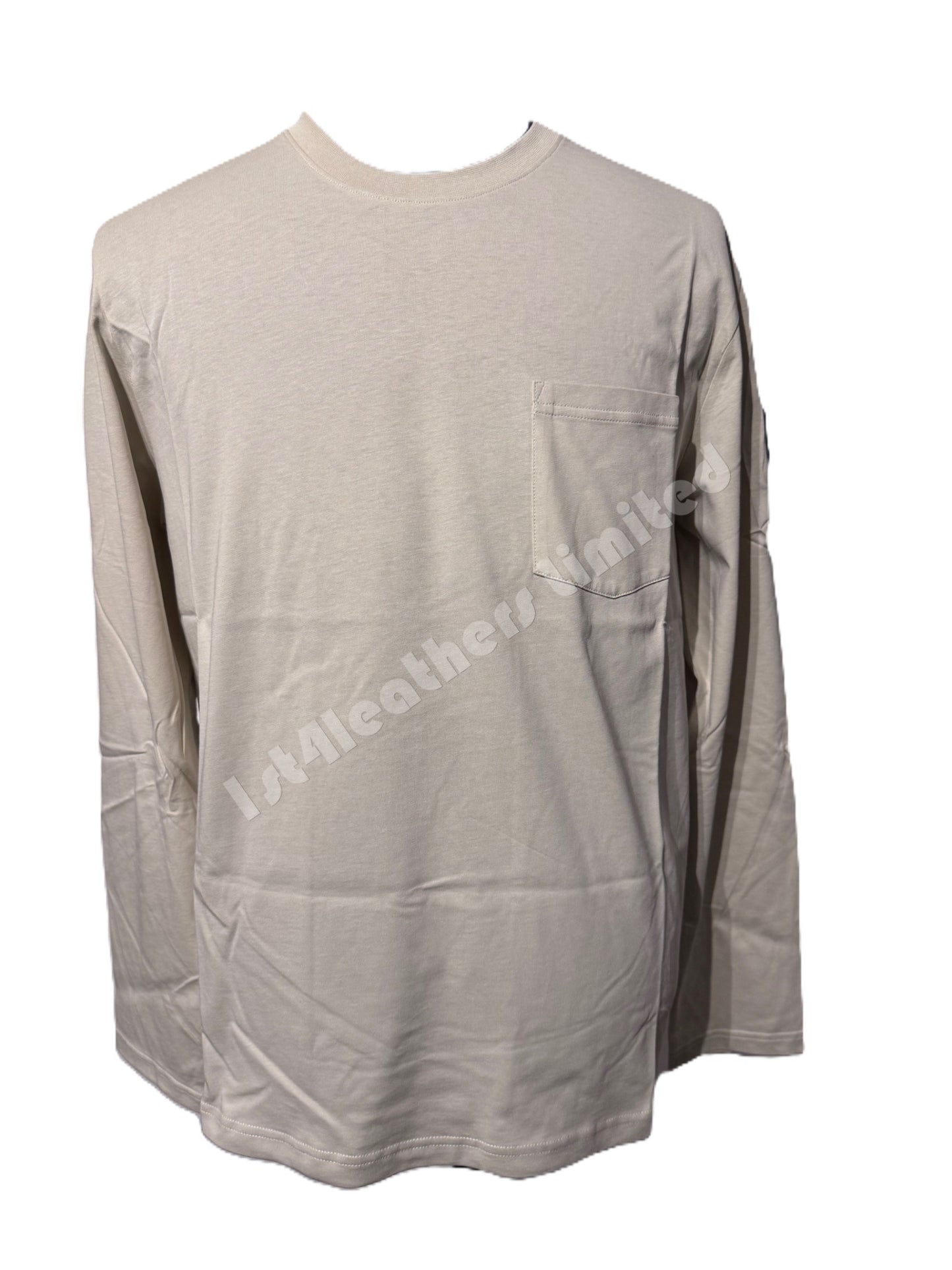 BELSTAFF THOM LONG SLEEVE COTTON POCKET T-SHIRT SHELL RRP £75 BNWT