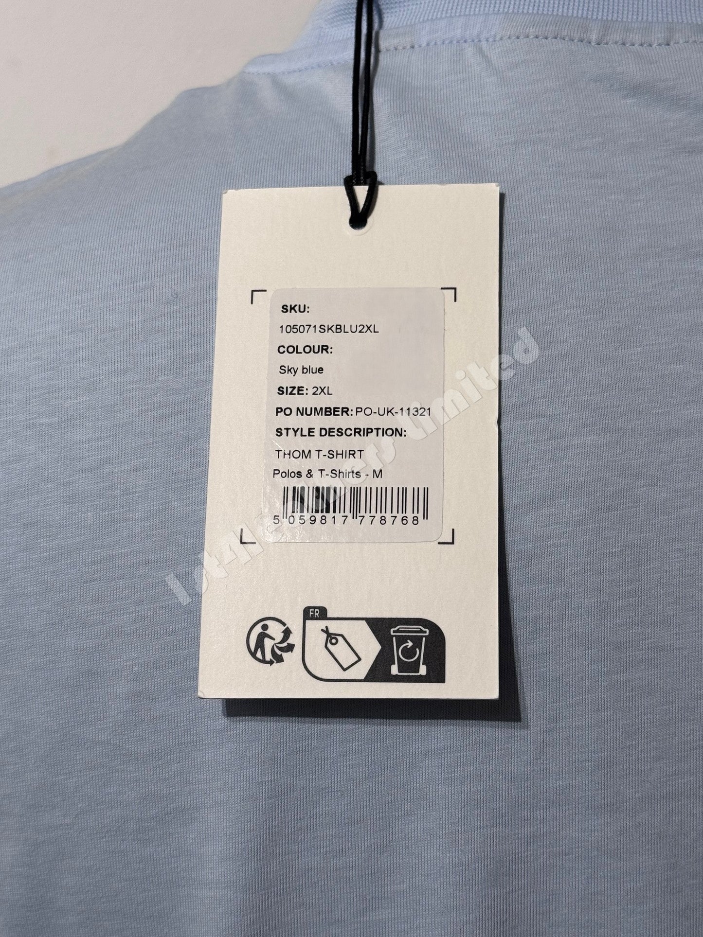 BELSTAFF THOM COTTON POCKET T-SHIRT SKY BLUE RRP £60 BNWT