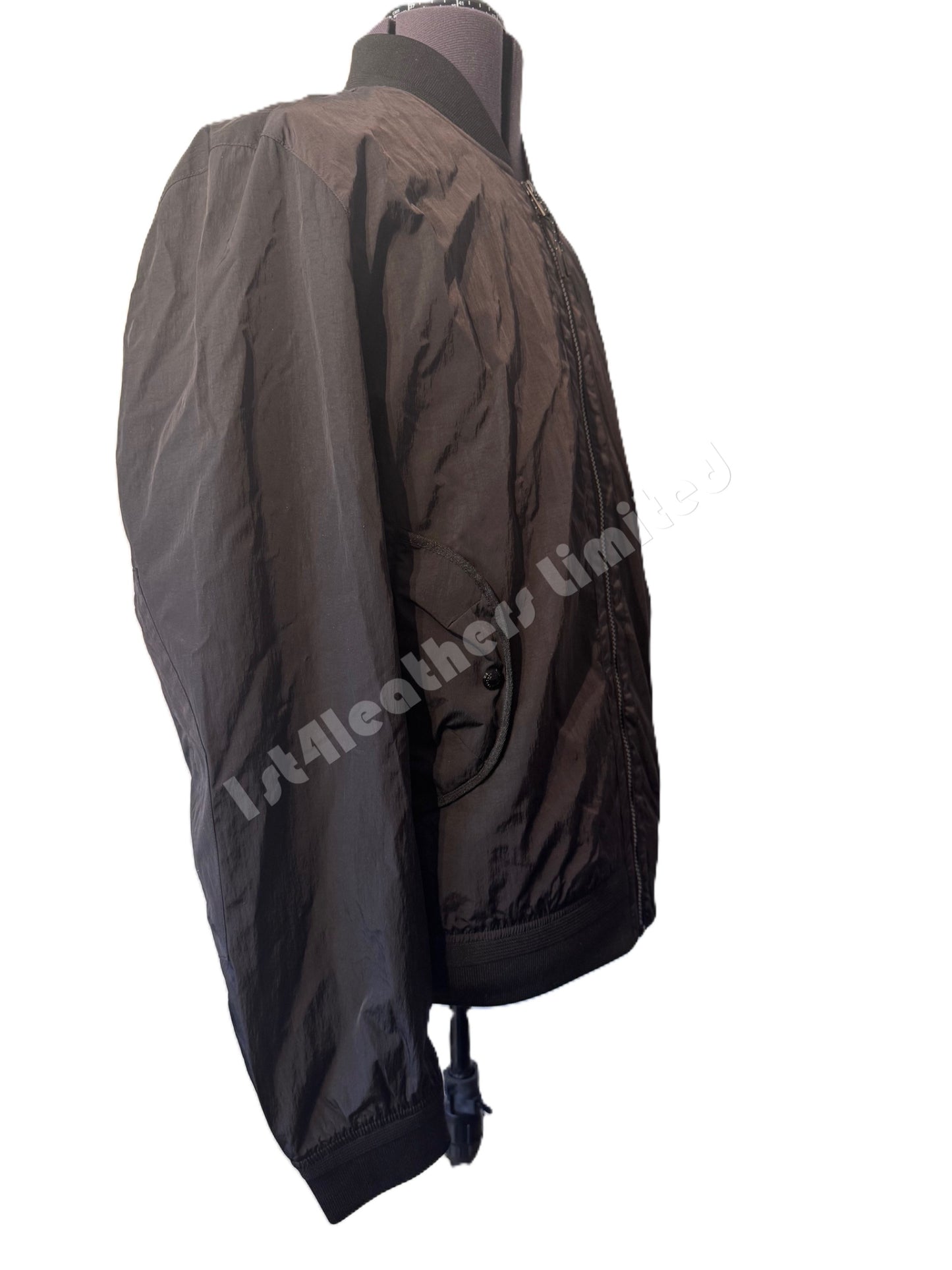 BELSTAFF QUEST SHIMMER SHELL NYLON BOMBER JACKET BLACK RRP £450 BNWT