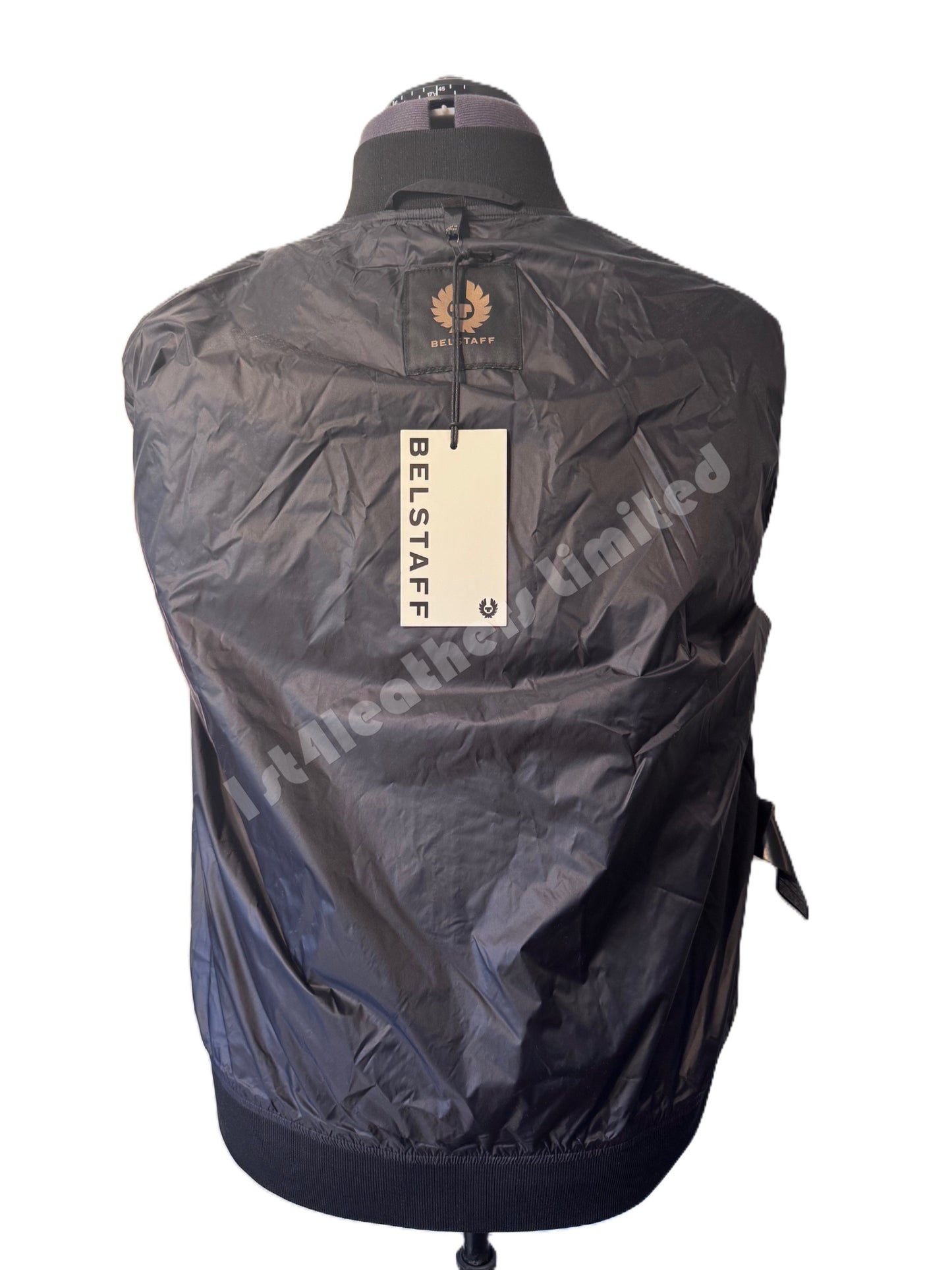 BELSTAFF QUEST SHIMMER SHELL NYLON BOMBER JACKET BLACK RRP £450 BNWT