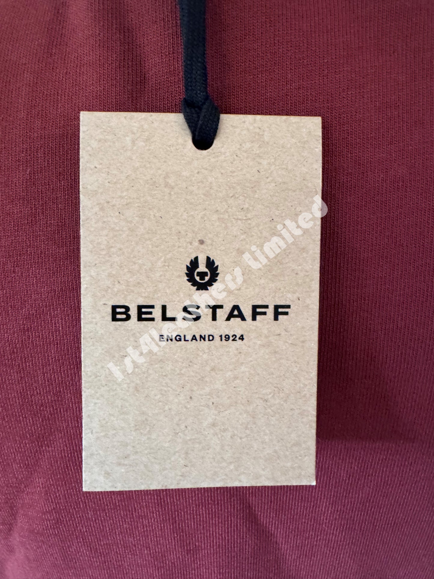 BELSTAFF STAMP GRAPHIC OVERSIZED HEAVY COTTON T-SHIRT IN LAVA RED RRP £85 BNWT