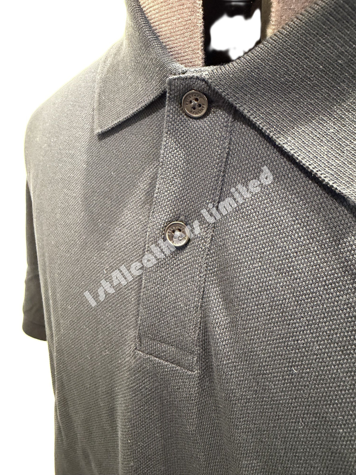BELSTAFF PHOENIX PATCH PIQUE COTTON POLO SHIRT DARK INK NAVY RRP £95 BNWT