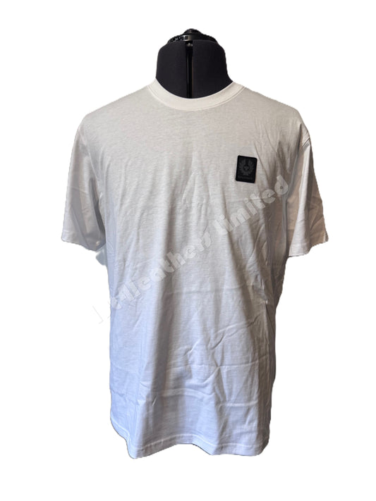 BELSTAFF MONKFORD PHOENIX PATCH T-SHIRT WHITE 2XL RRP £60 BNWT