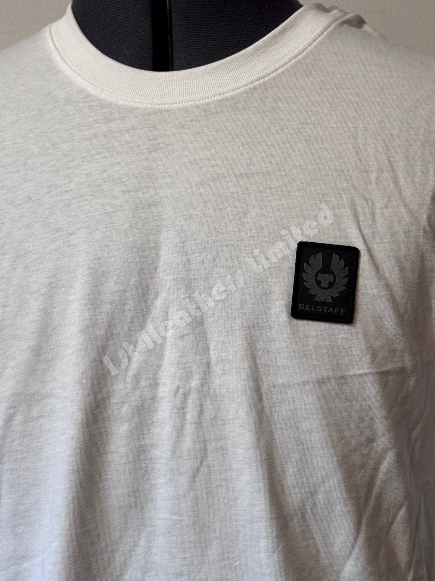 BELSTAFF MONKFORD PHOENIX PATCH T-SHIRT WHITE 2XL RRP £60 BNWT