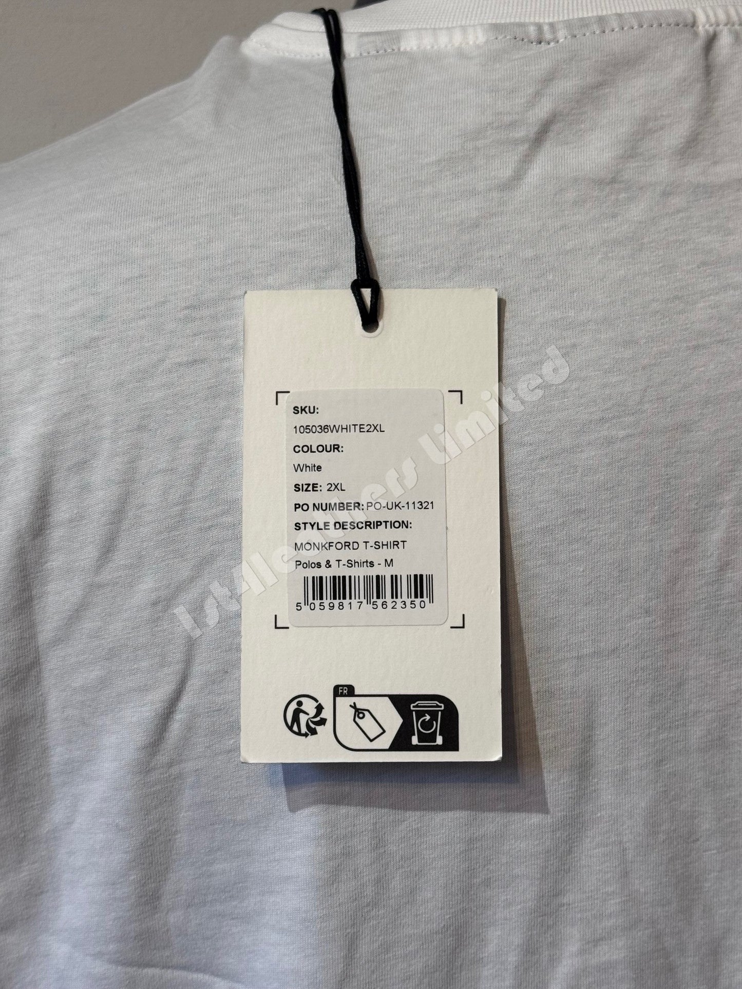 BELSTAFF MONKFORD PHOENIX PATCH T-SHIRT WHITE 2XL RRP £60 BNWT