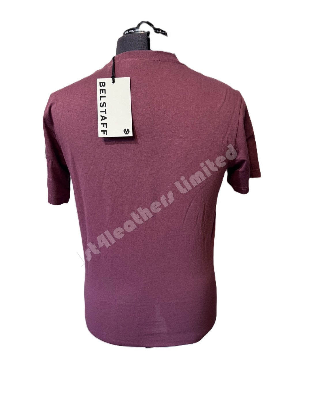 BELSTAFF THOM COTTON POCKET T-SHIRT MULBERRY RRP £60 BNWT