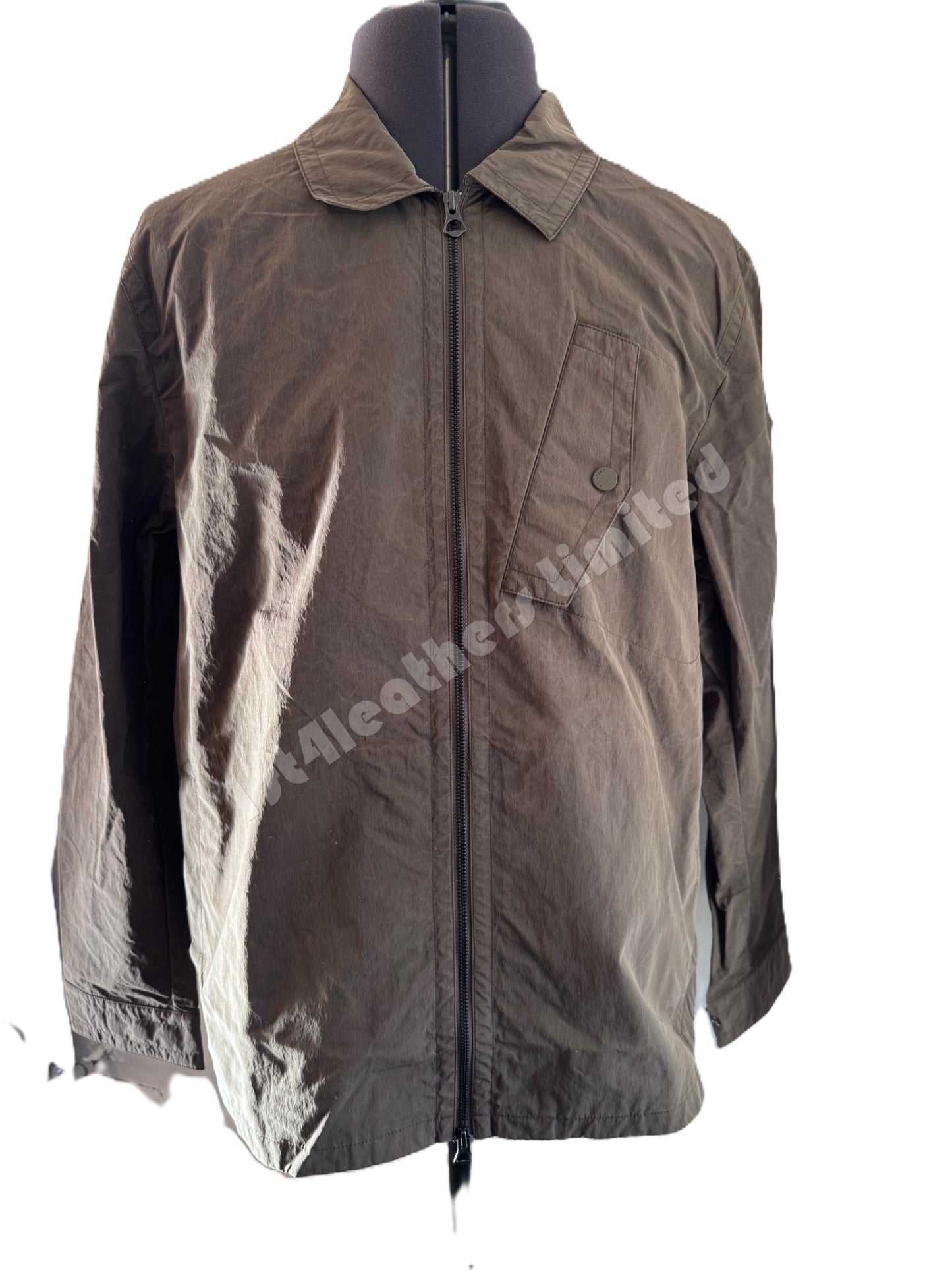 BELSTAFF HAULER TECH SHELL OVERSHIRT JACKET CLAY BROWN UK44 2XL RRP £295 BNWT