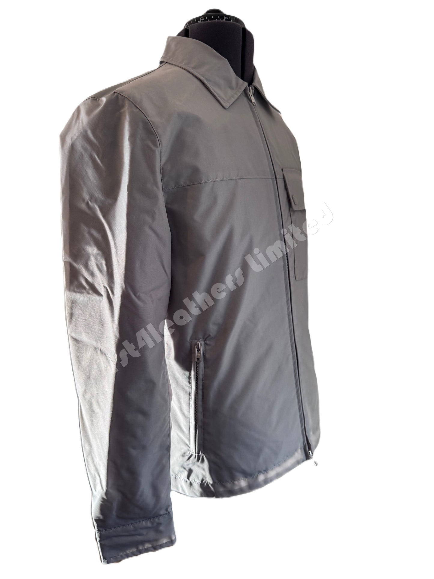 BELSTAFF DRILL OVERSHIRT SHACKET JACKET CHROME GREY UK38 MEDIUM RRP £275 BNWT