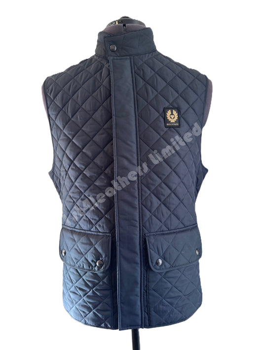 BELSTAFF ICON WAISTCOAT VEST GILET DARK INK UK38 MEDIUM RRP £225 BNWT