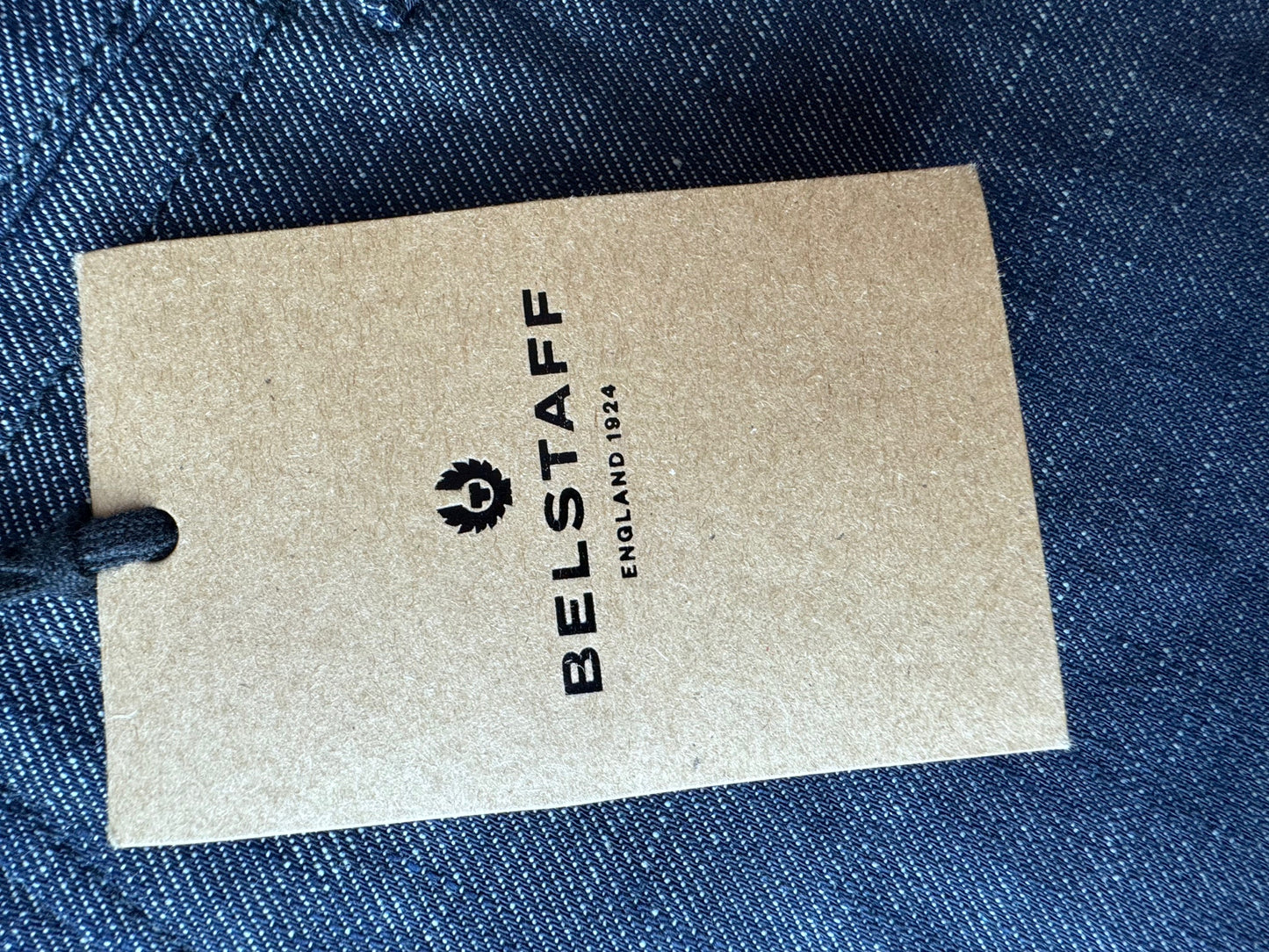 Belstaff Officer Chino Shorts in Indigo Denim Blue (32 Waist) RRP £110 BNWT