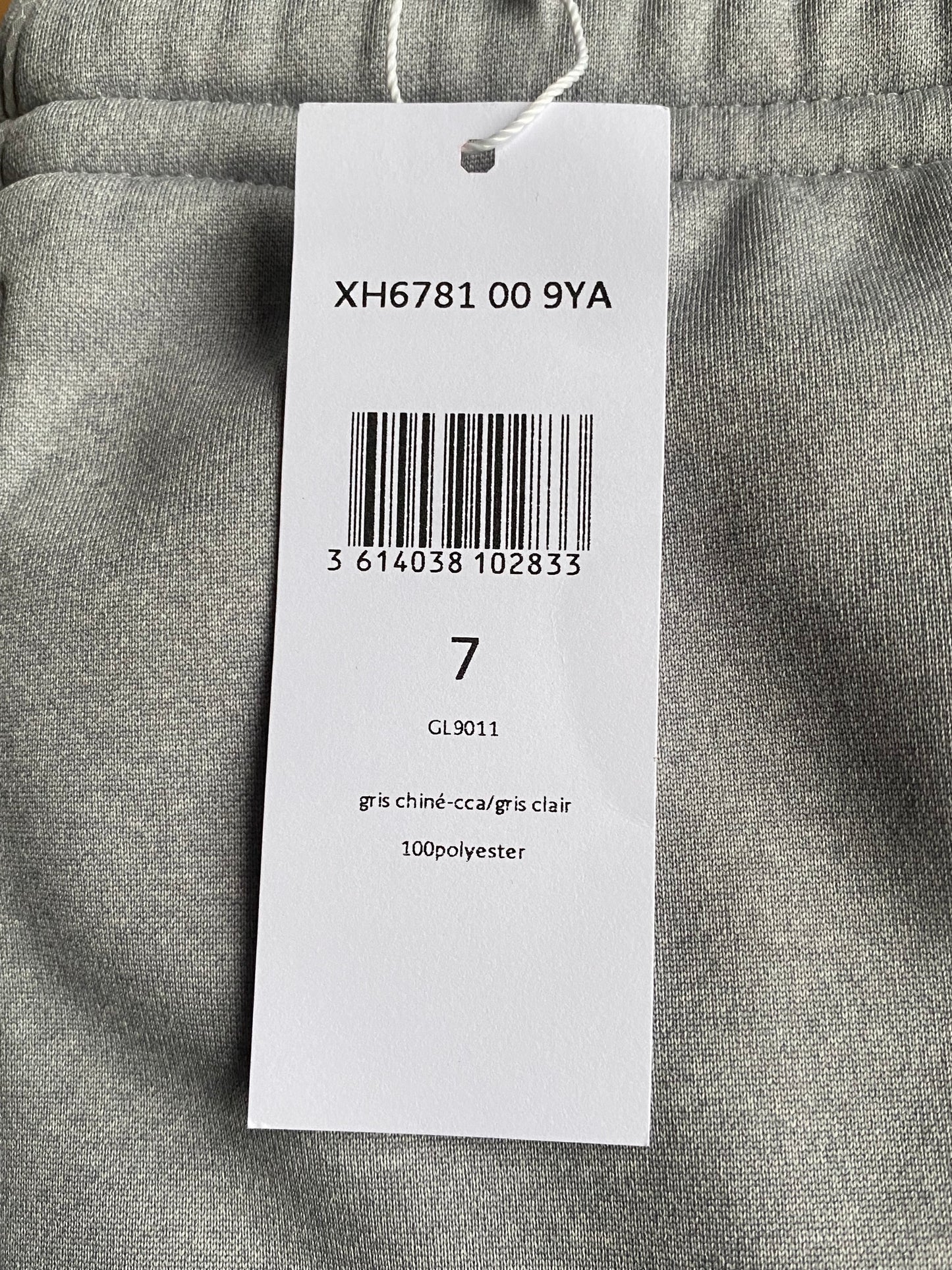 LACOSTE SPORT LIGHT GREY POLYESTER SWEATPANTS SIZE 7 XXL RRP £80 BNWT