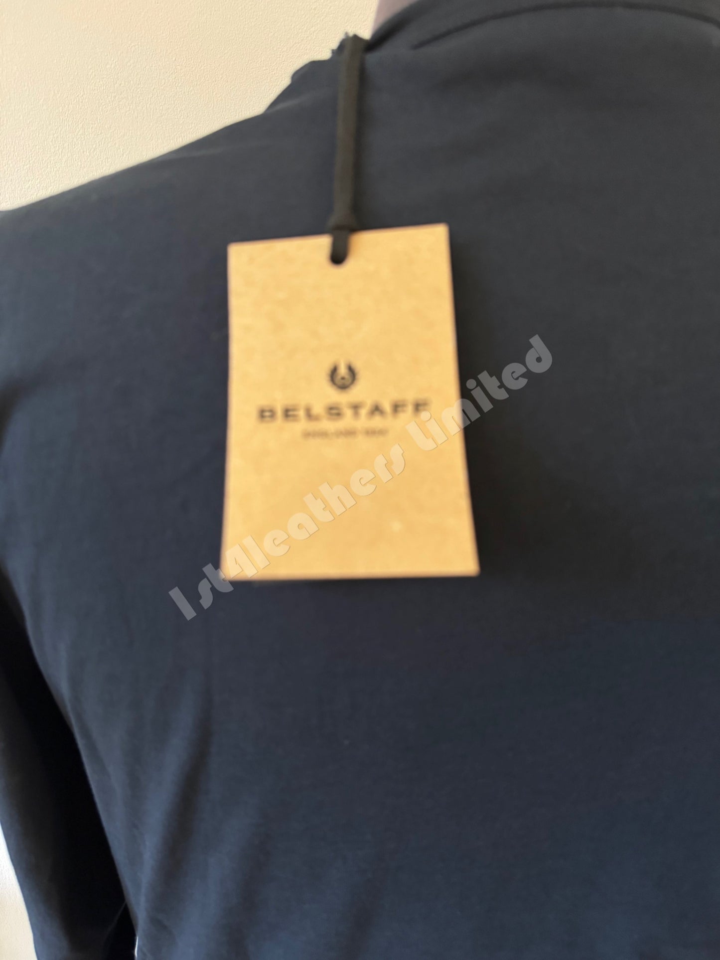 BELSTAFF PHOENIX PATCH LONG SLEEVE COTTON T-SHIRT DARK INK 3XL RRP £70 BNWT