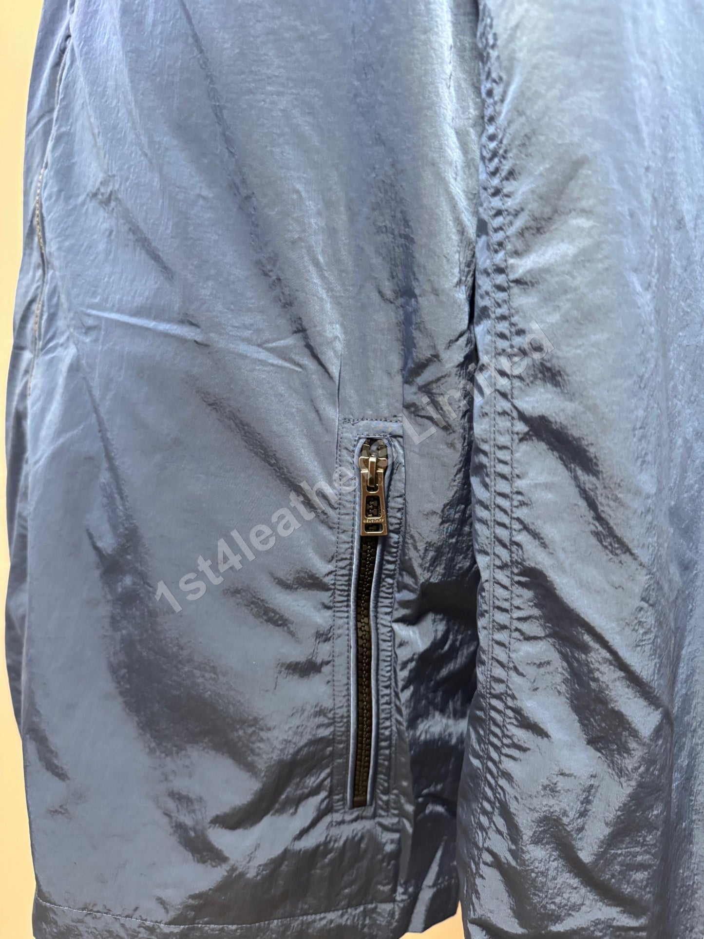 BELSTAFF ADVANCER SHIMMER SHELL LIGHTWEIGHT JACKET FORWARD BLUE S RRP£295 BNWT