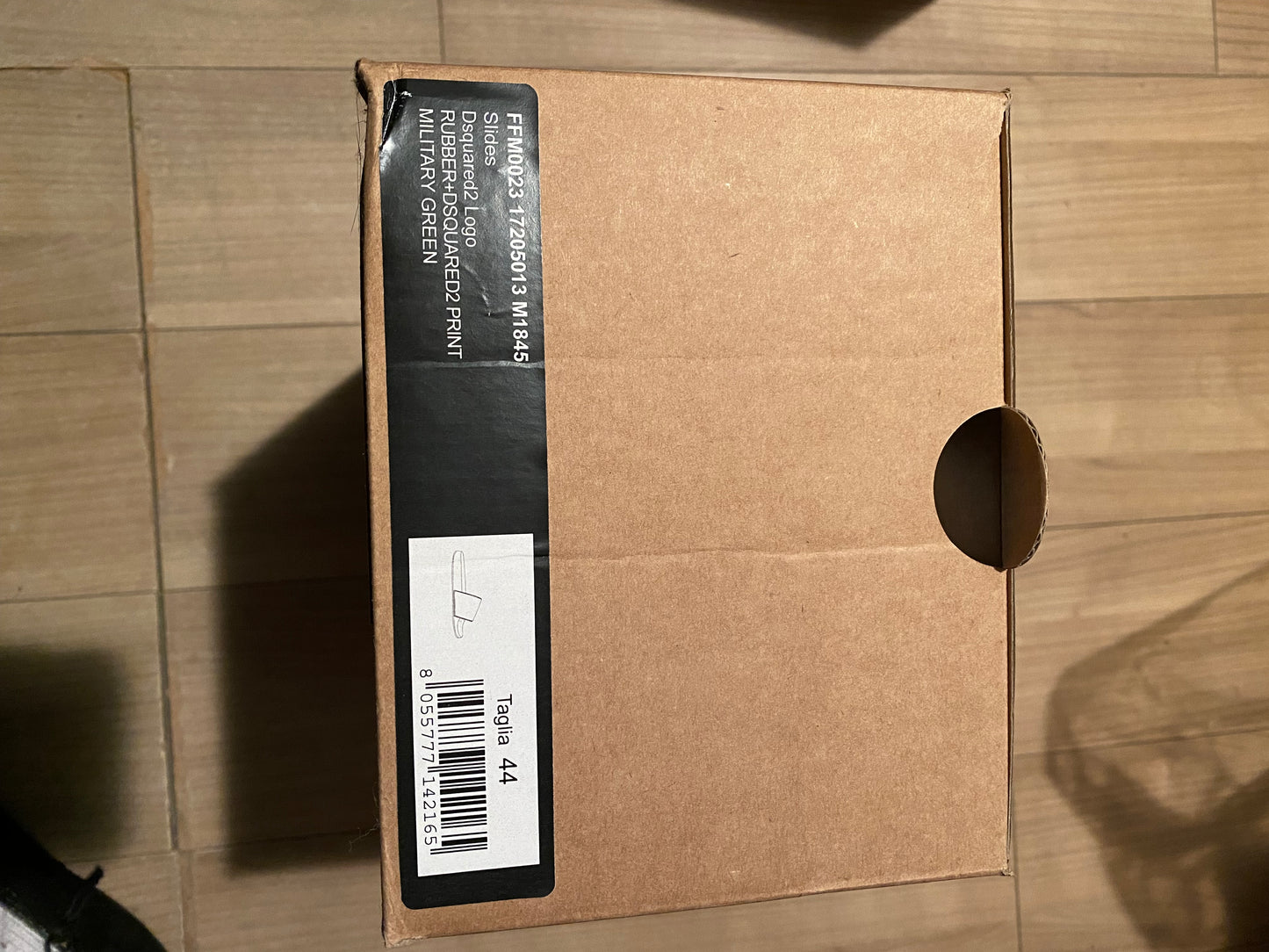 DSQUARED2 LETTER LOGO MILITARY GREEN STRAP SLIDES POOL BEACH UK 9 RRP £195 BNIB