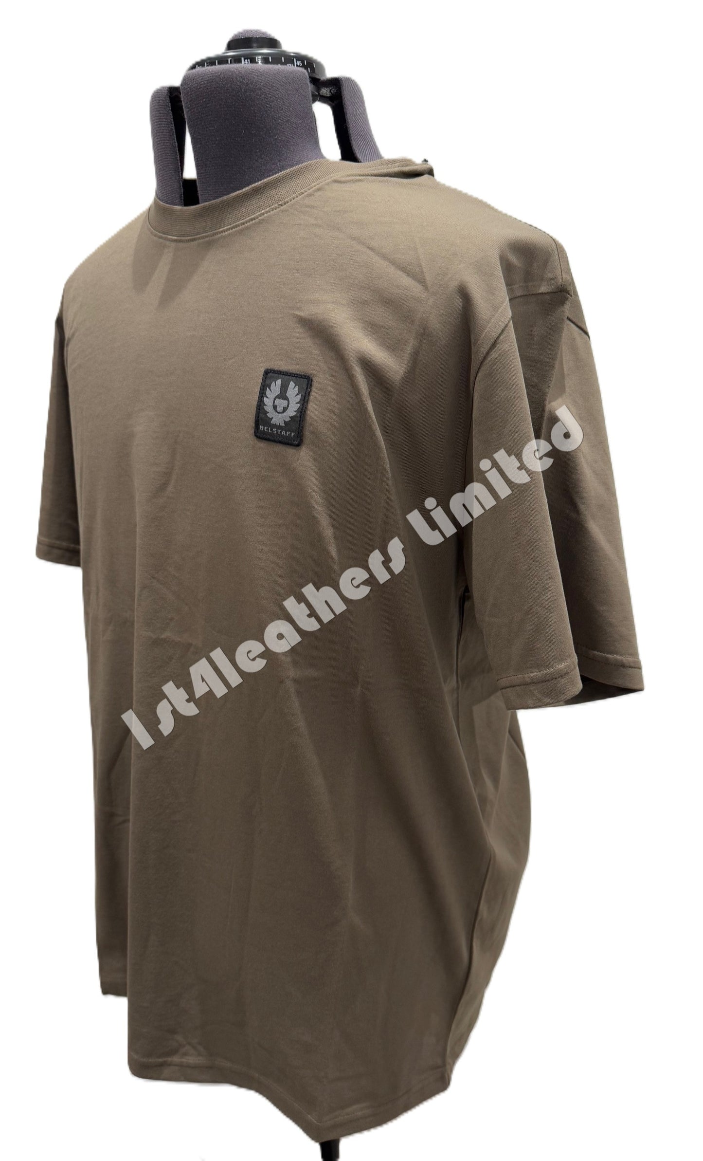 BELSTAFF MONKFORD PHOENIX PATCH T-SHIRT CLAY BROWN RRP £60 BNWT