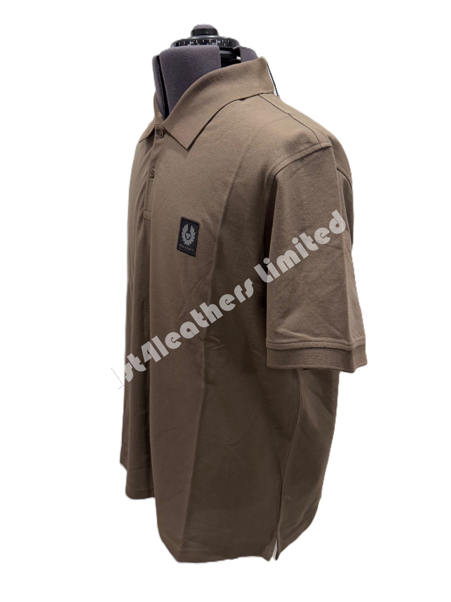 BELSTAFF STEWARTON PIQUE COTTON POLO SHIRT CLAY BROWN 3XL RRP £90 BNWT