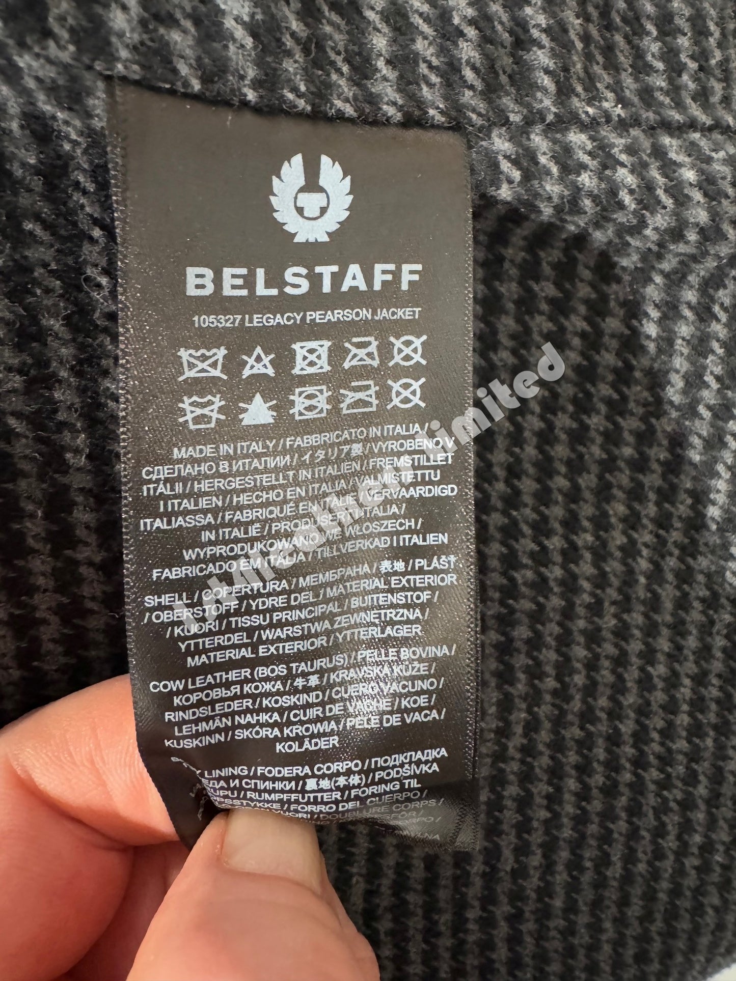 BELSTAFF LEGACY PEARSON LEATHER BIKER JACKET DARK TILE GREEN UK48 4XL RRP £1250