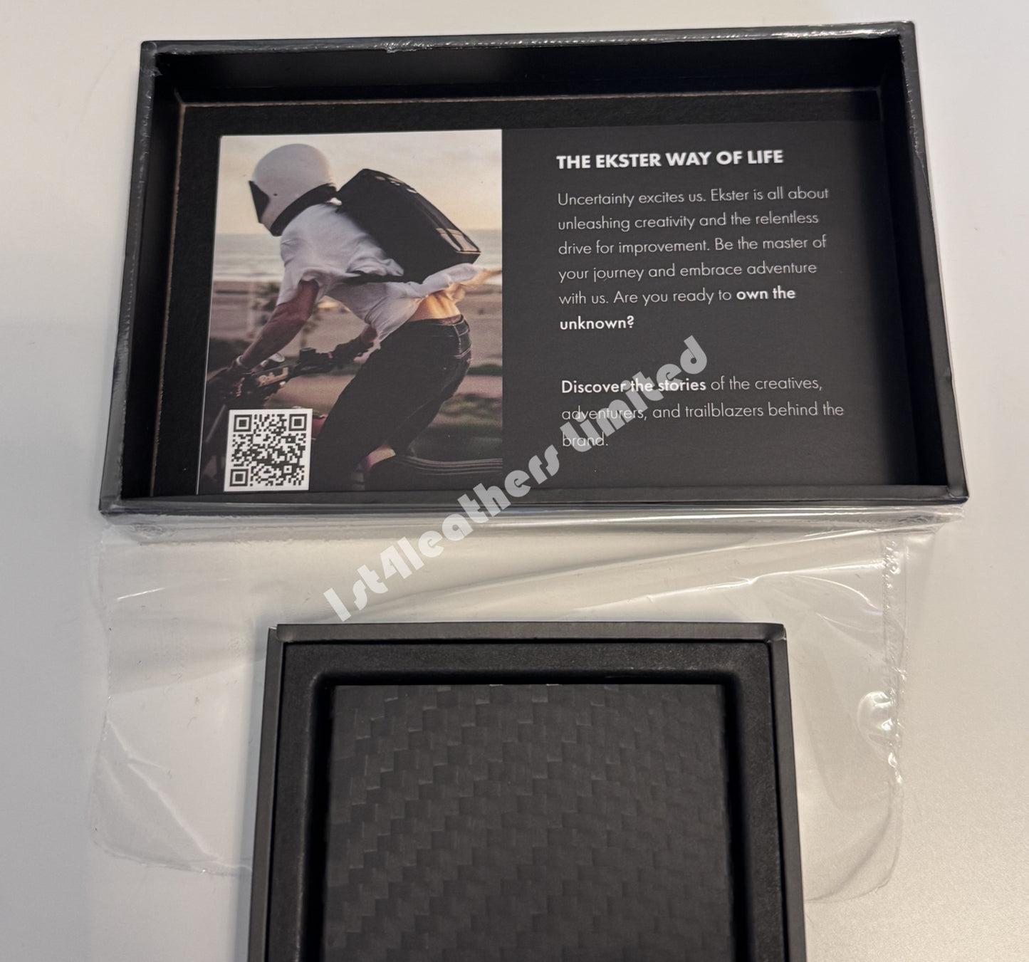 EKSTER CARDHOLDER PRO RFID BLOCKING CARBON FIBRE/ALUMINIUM WALLET RRP £115 BNIB