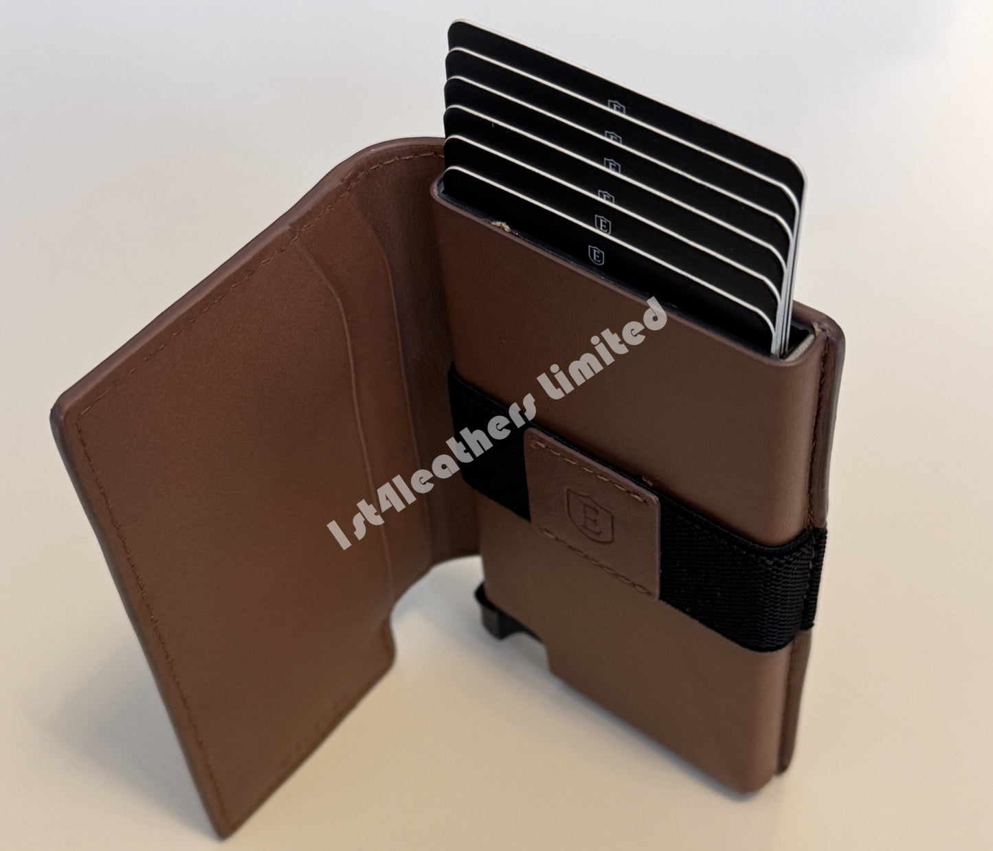 EKSTER RFID BLOCKING LEATHER PARLIAMENT WALLET CARAMEL BROWN RRP £79 BNIB