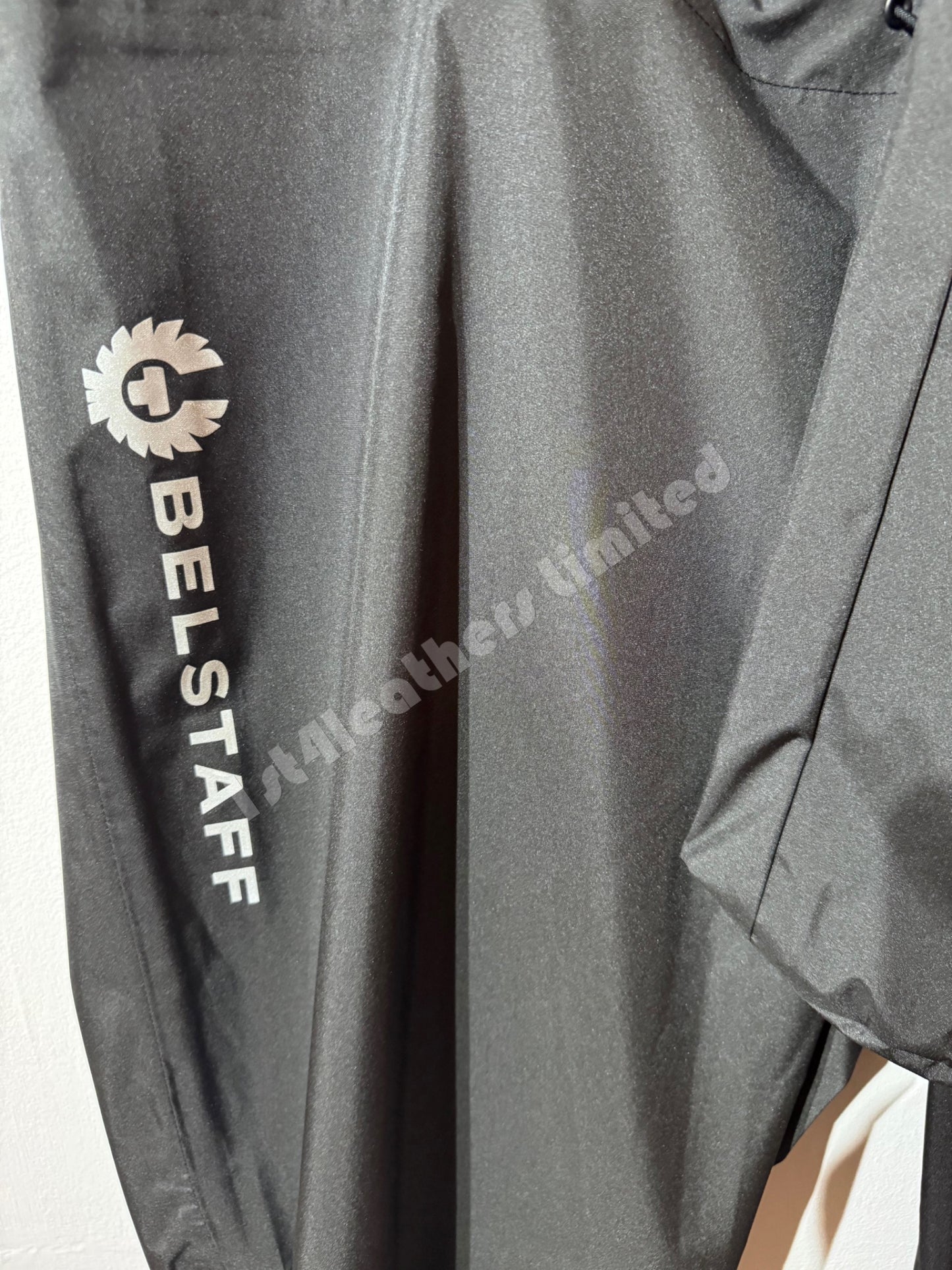 BELSTAFF LONG WAY UP MOTORCYCLE RAIN SUIT TROUSERS BLACK RRP £120 BNWT