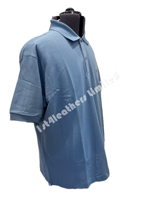 LACOSTE CLASSIC L1212 PIQUE COTTON POLO SHIRT BLUE HD9 (7) 2XL RRP £95 NEW