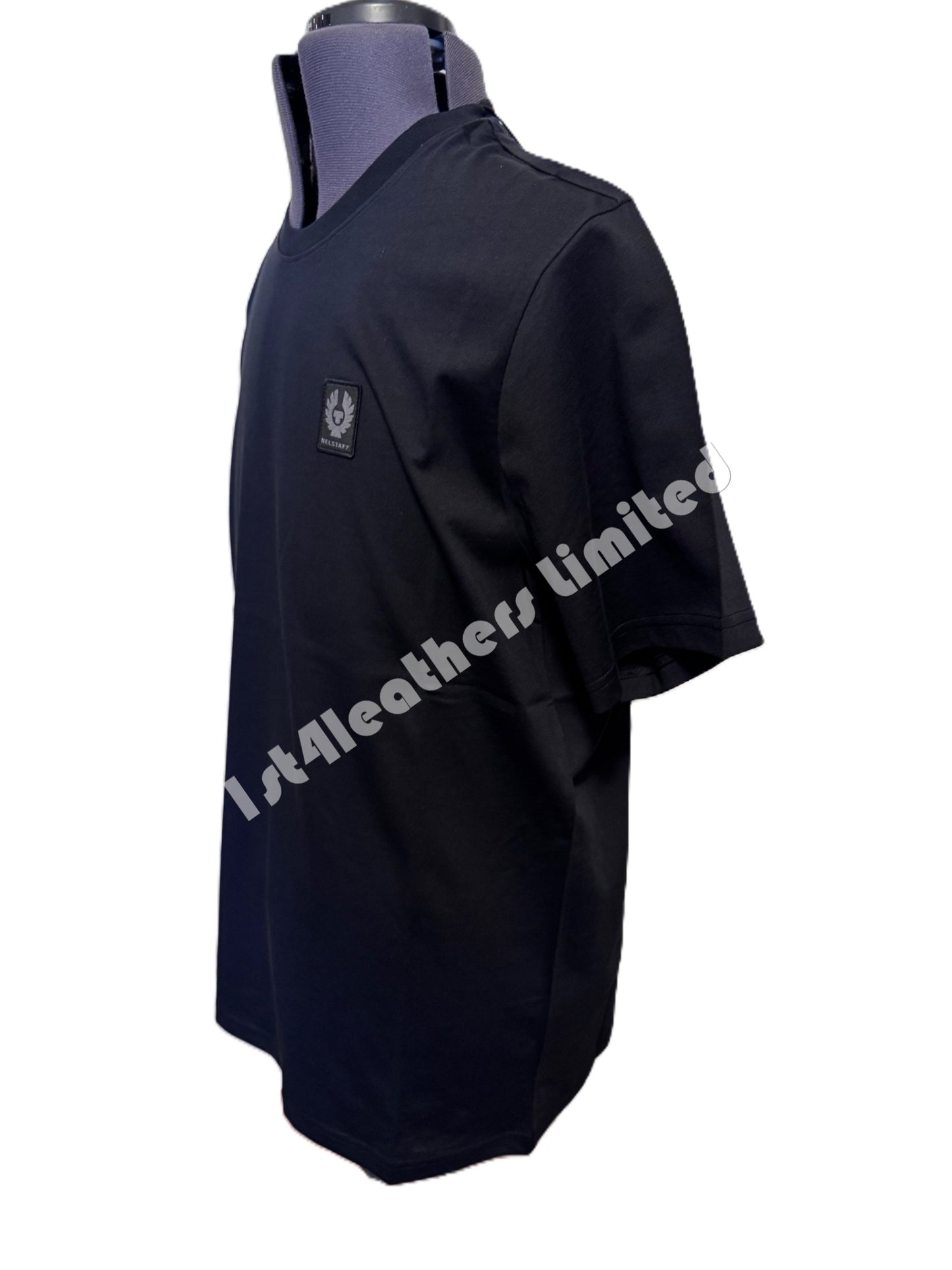 BELSTAFF MONKFORD PHOENIX PATCH T-SHIRT BLACK RRP £60 BNWT