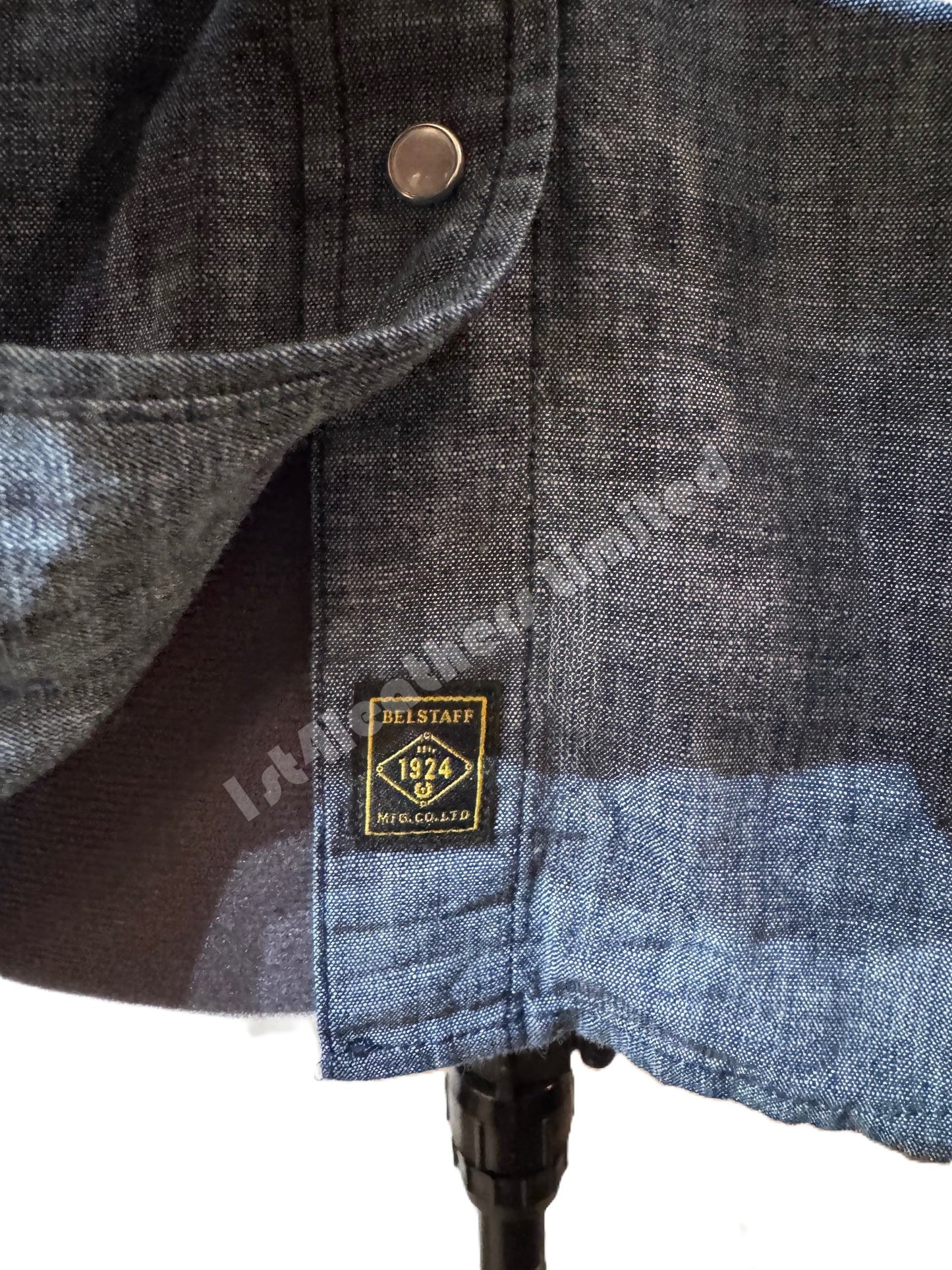 BELSTAFF LADIES REMMIE 2.0 COTTON DENIM SHIRT INDIGO SIZE 44 RRP £170 BNWT