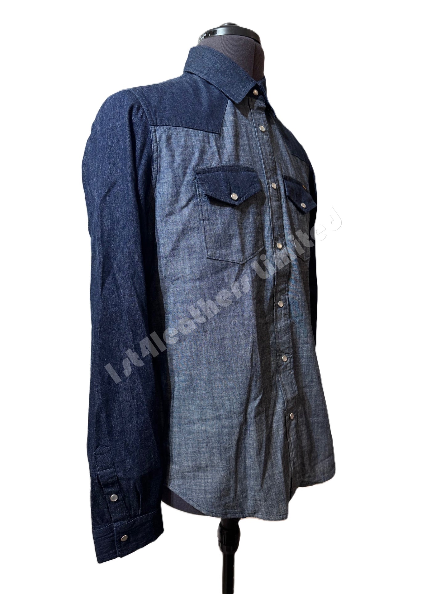 BELSTAFF LADIES REMMIE 2.0 COTTON DENIM SHIRT INDIGO SIZE 44 RRP £170 BNWT