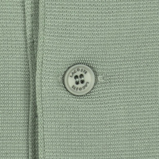LACOSTE CLASSIC PIQUE COTTON POLO SHIRT THYME GREEN (7) 2XL RRP £95 BNWT