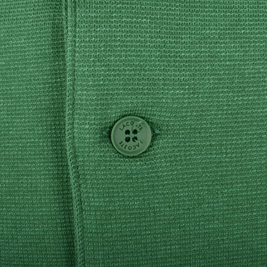LACOSTE CORE ESSENTIALS PIQUE COTTON POLO SHIRT CLASSIC GREEN RRP £79 BNWT