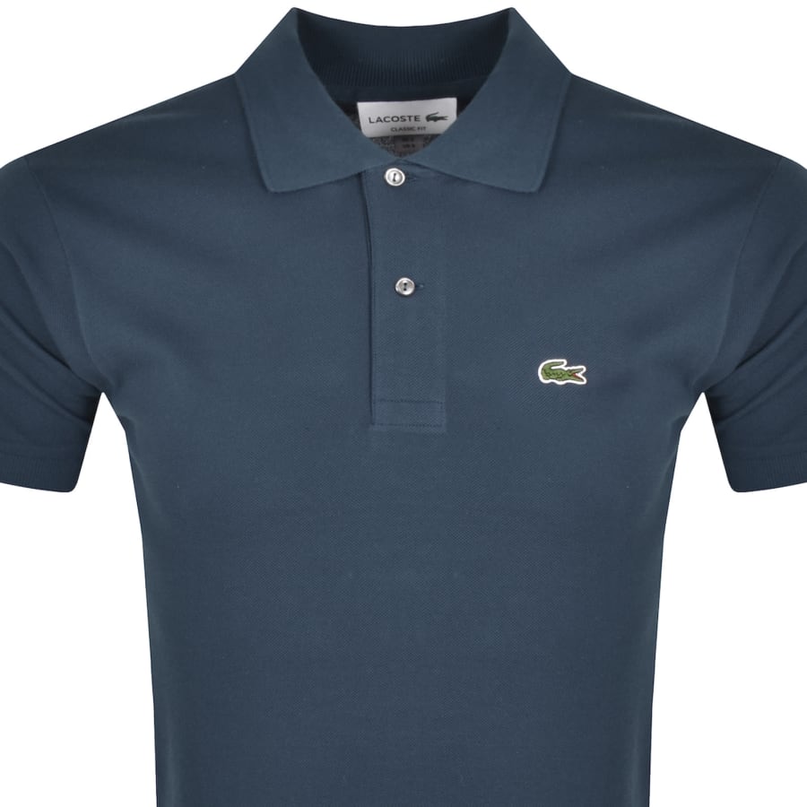LACOSTE CLASSIC PETIT PIQUE COTTON POLO SHIRT MINERAL BLUE 2XL RRP £95 BNWT